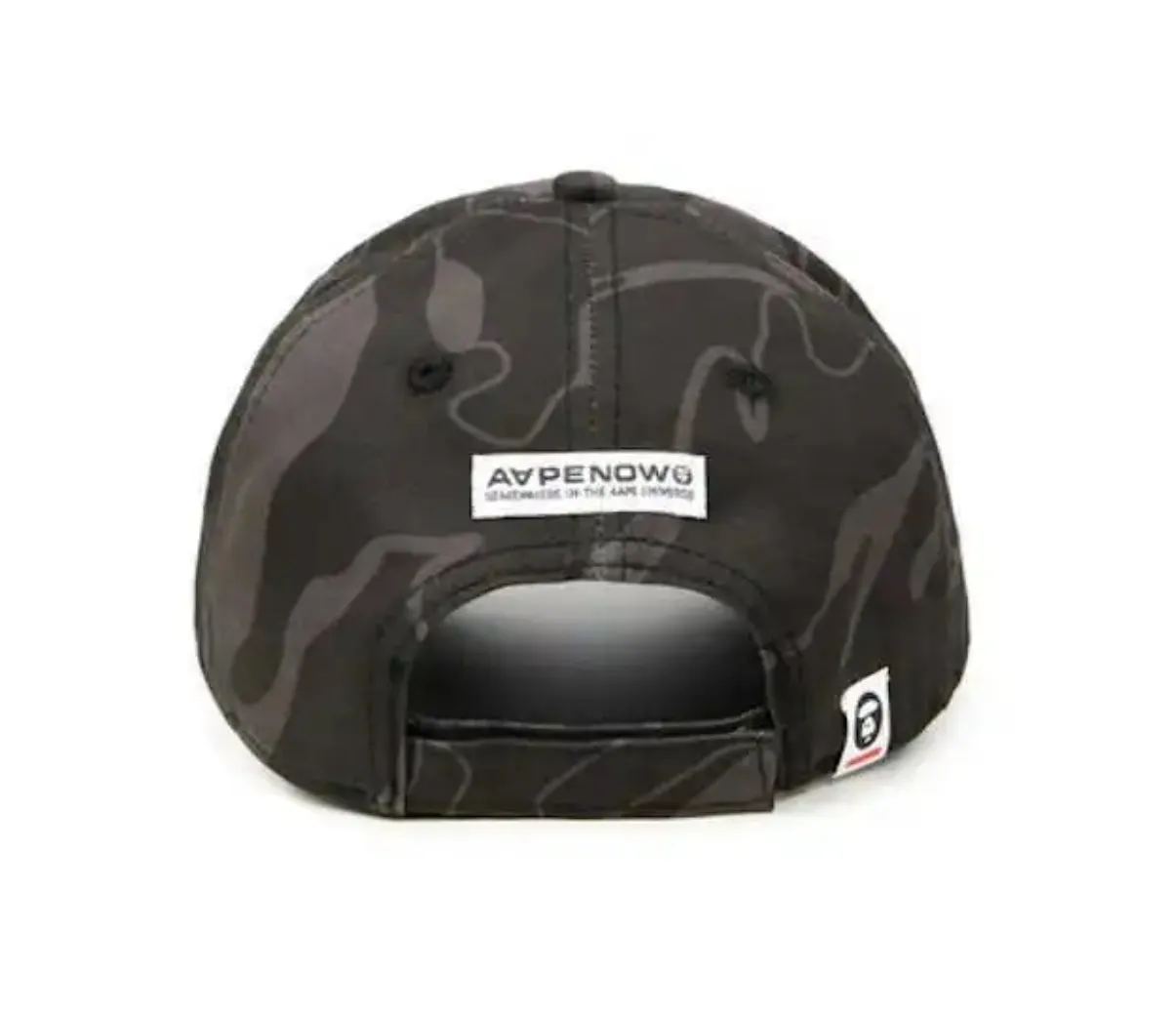 AAPE BY A BATHING APE Hook and Loop Adjuster Cap MOONFACE Motif AAPCPM5224XXL JP (Copy)