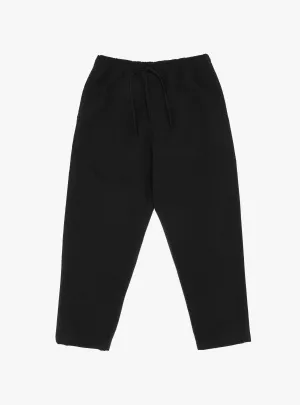 Alva Skate Wool Blend Seersucker Trouser Black