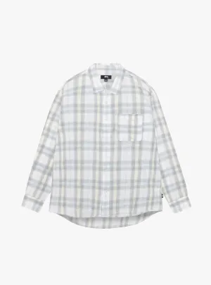 Beach Plaid Shirt Off White