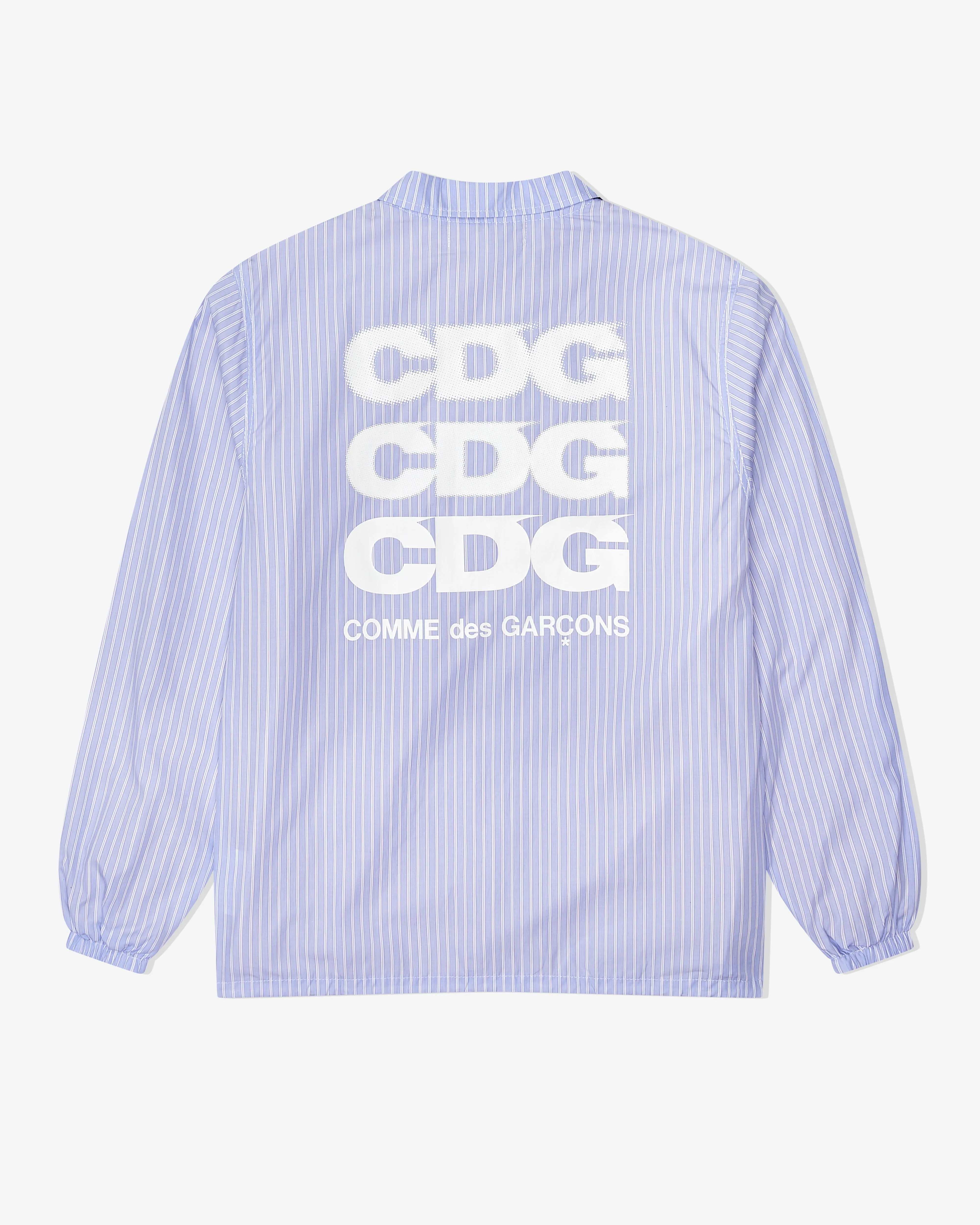 CDG - Coach Jacket - (Light Blue Stripe)