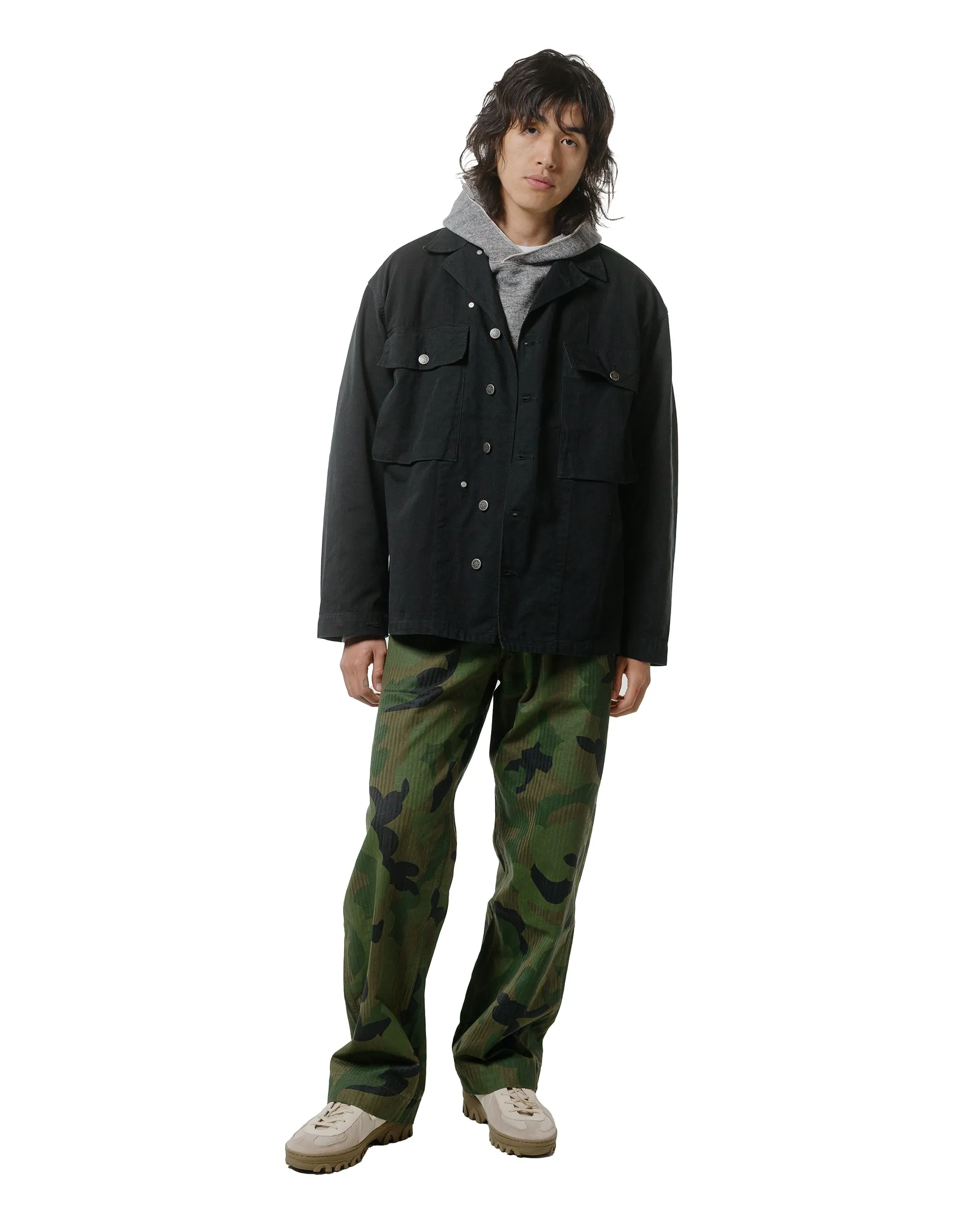 CIOTA M-43 HBT Jacket (Stone Wash) Black