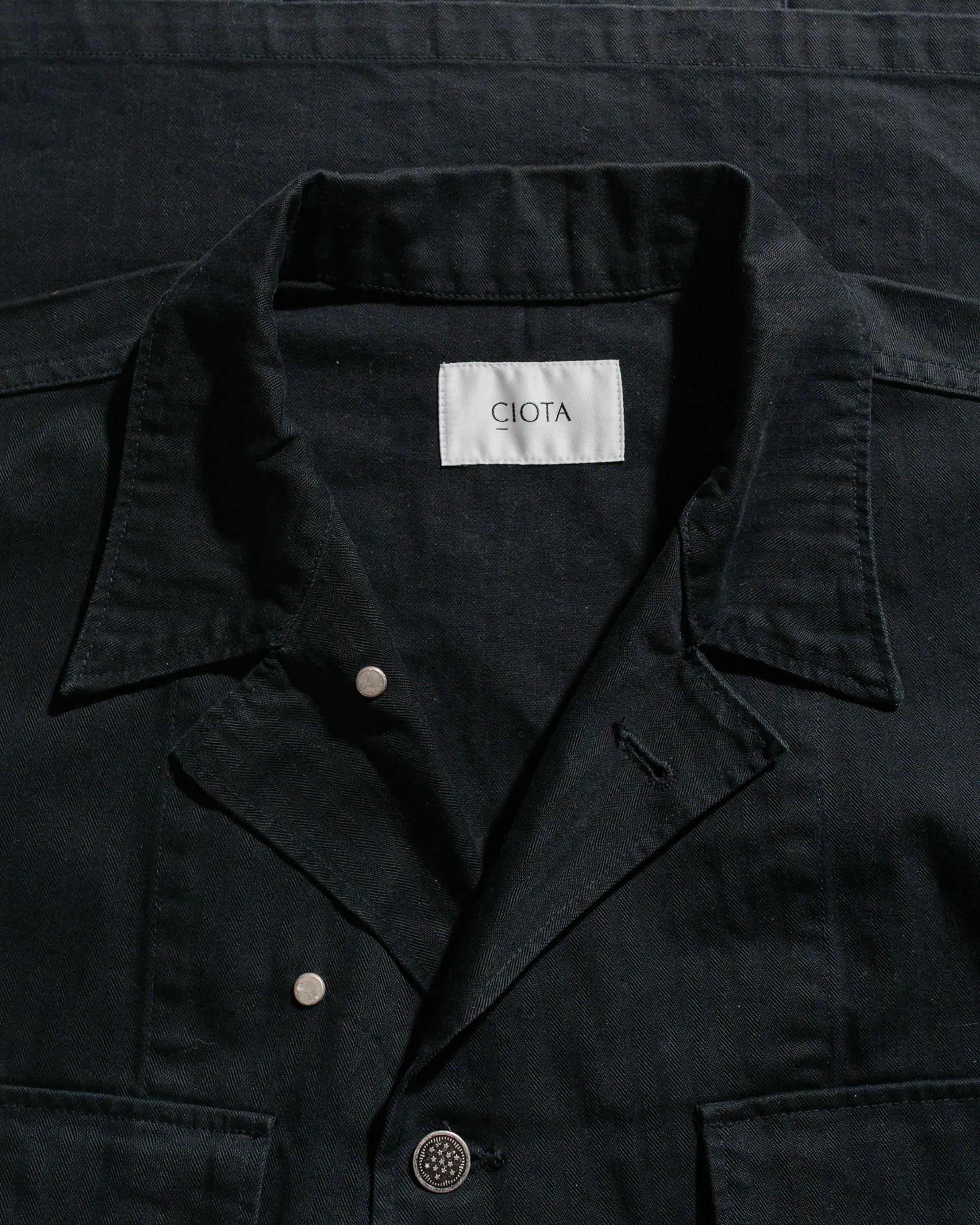 CIOTA M-43 HBT Jacket (Stone Wash) Black
