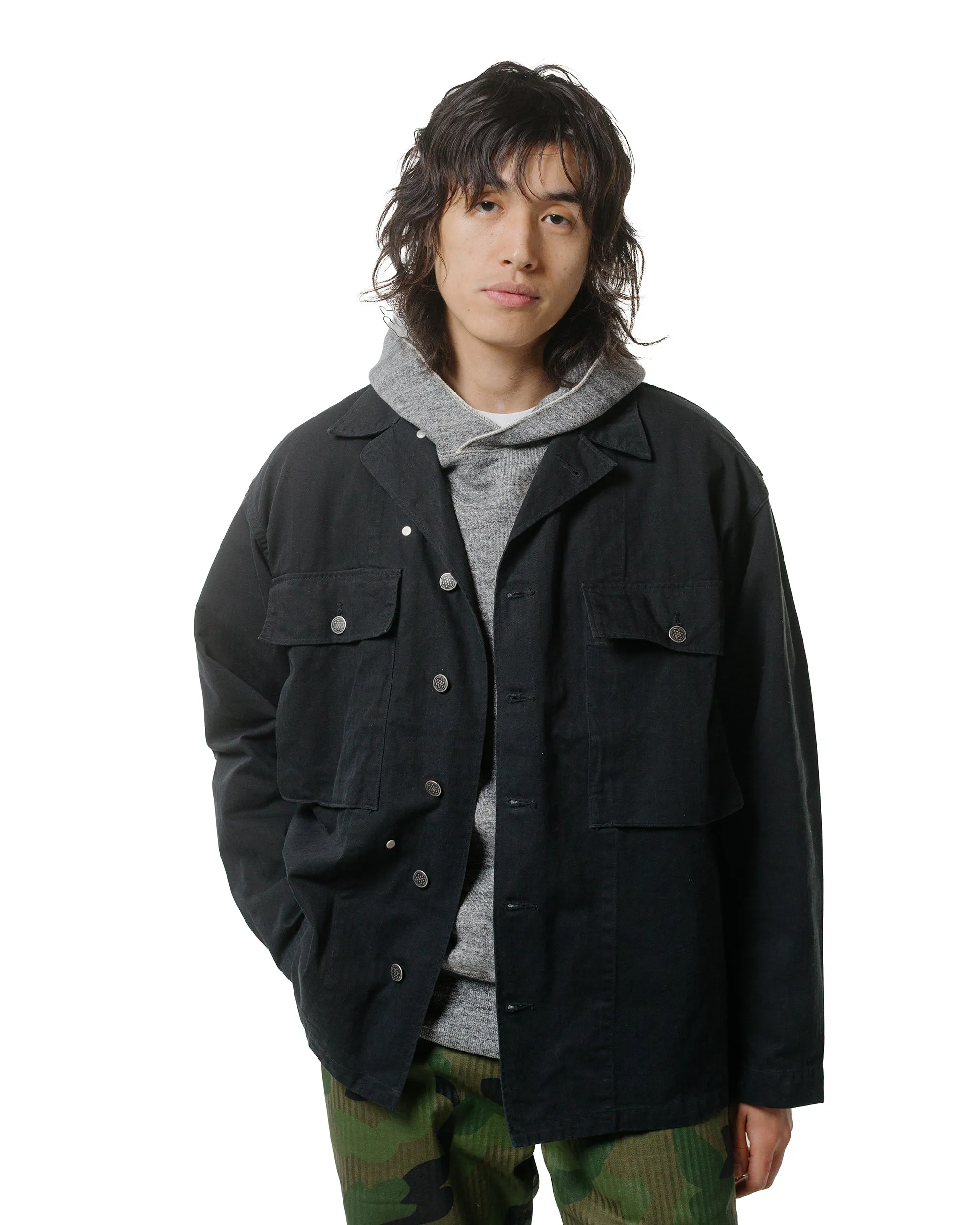 CIOTA M-43 HBT Jacket (Stone Wash) Black