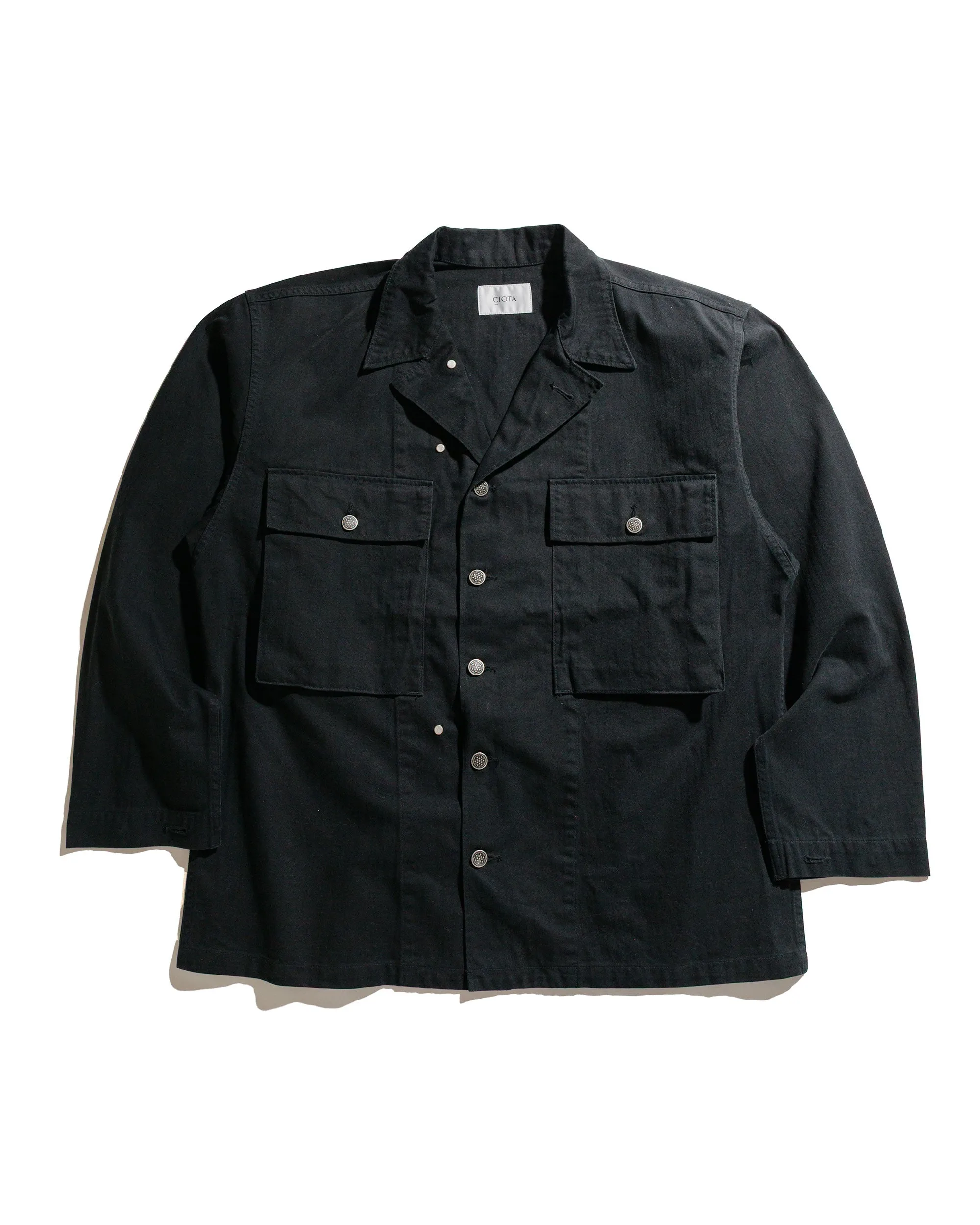 CIOTA M-43 HBT Jacket (Stone Wash) Black