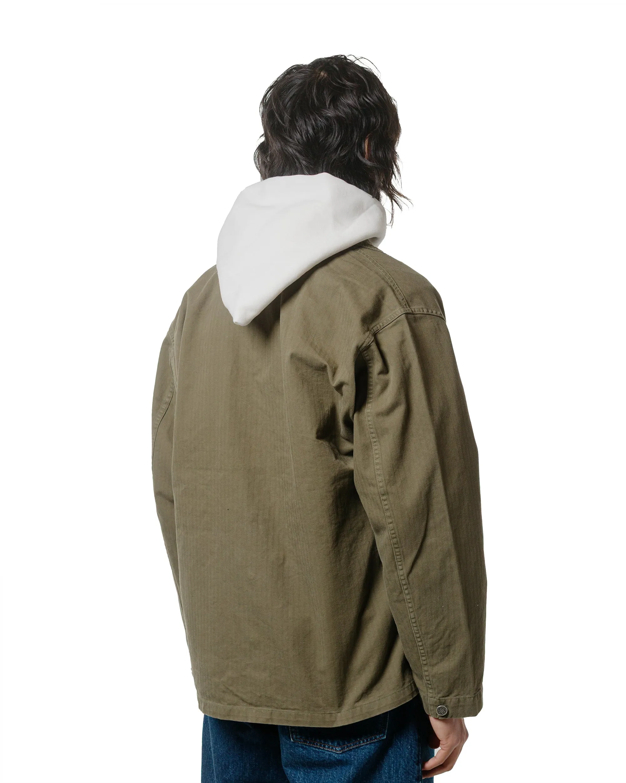 CIOTA M-43 HBT Jacket (Stone Wash) Dark Olive