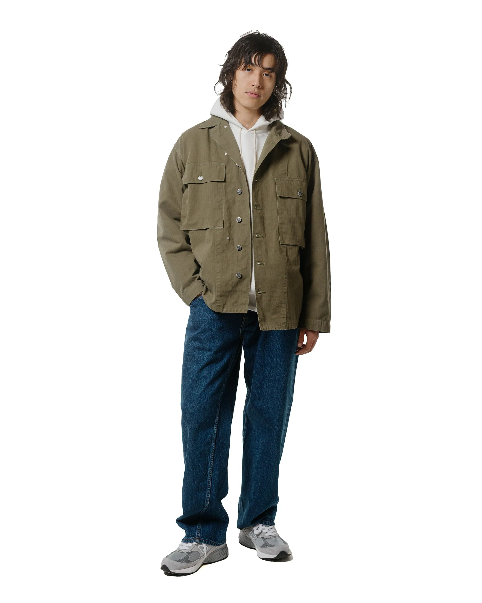 CIOTA M-43 HBT Jacket (Stone Wash) Dark Olive