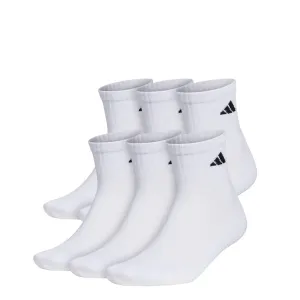 CUSHIONED QUARTER ANKLE SOCKS (6 PAIRS)