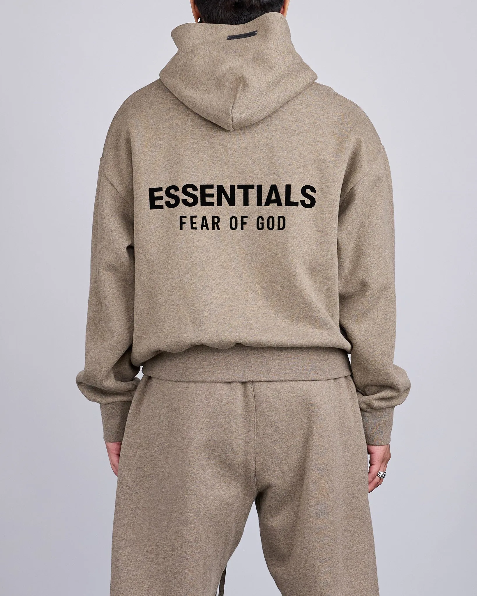 Fear of God Essentials Classic Hoodie Bevel Homestead Heather