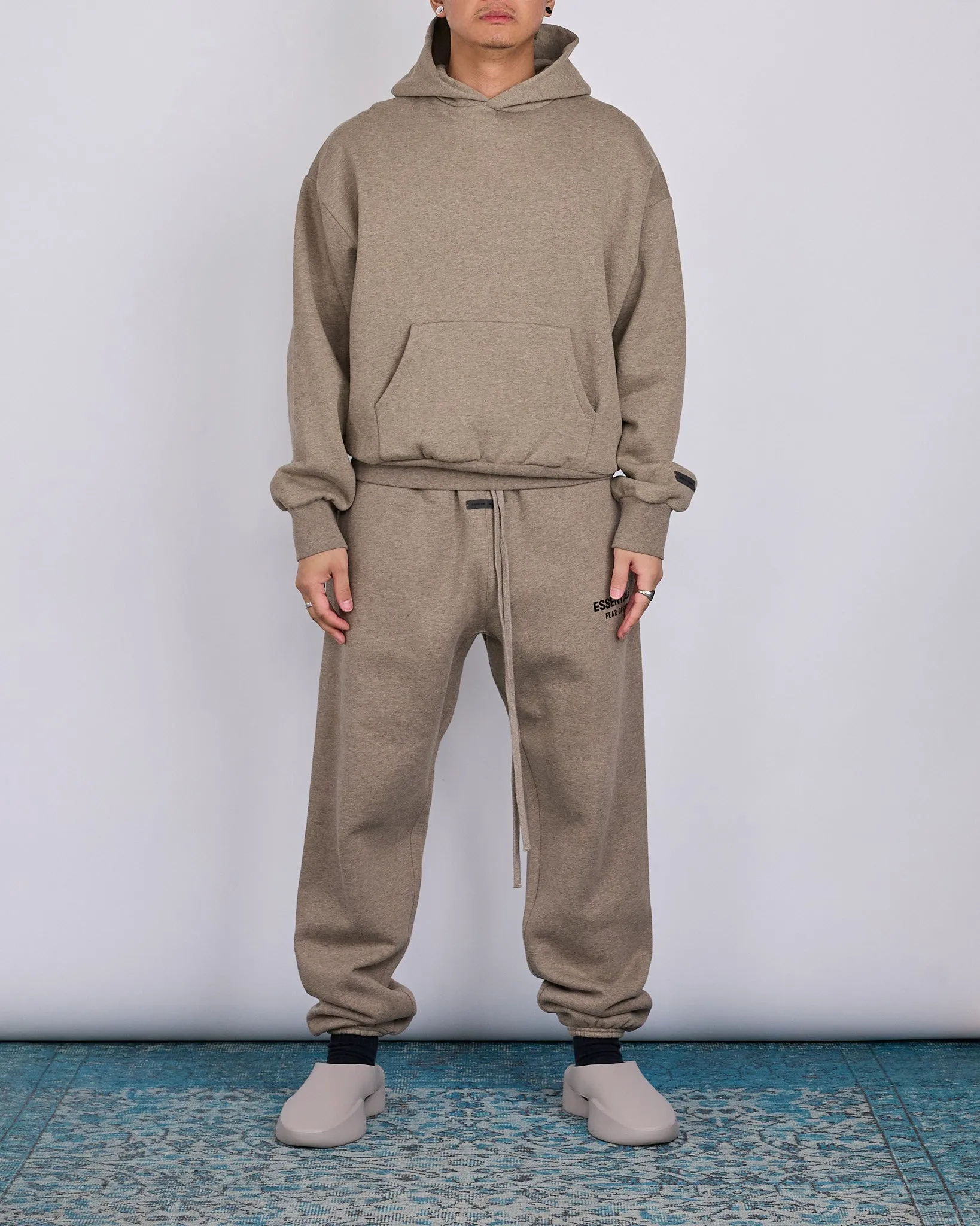 Fear of God Essentials Classic Hoodie Bevel Homestead Heather