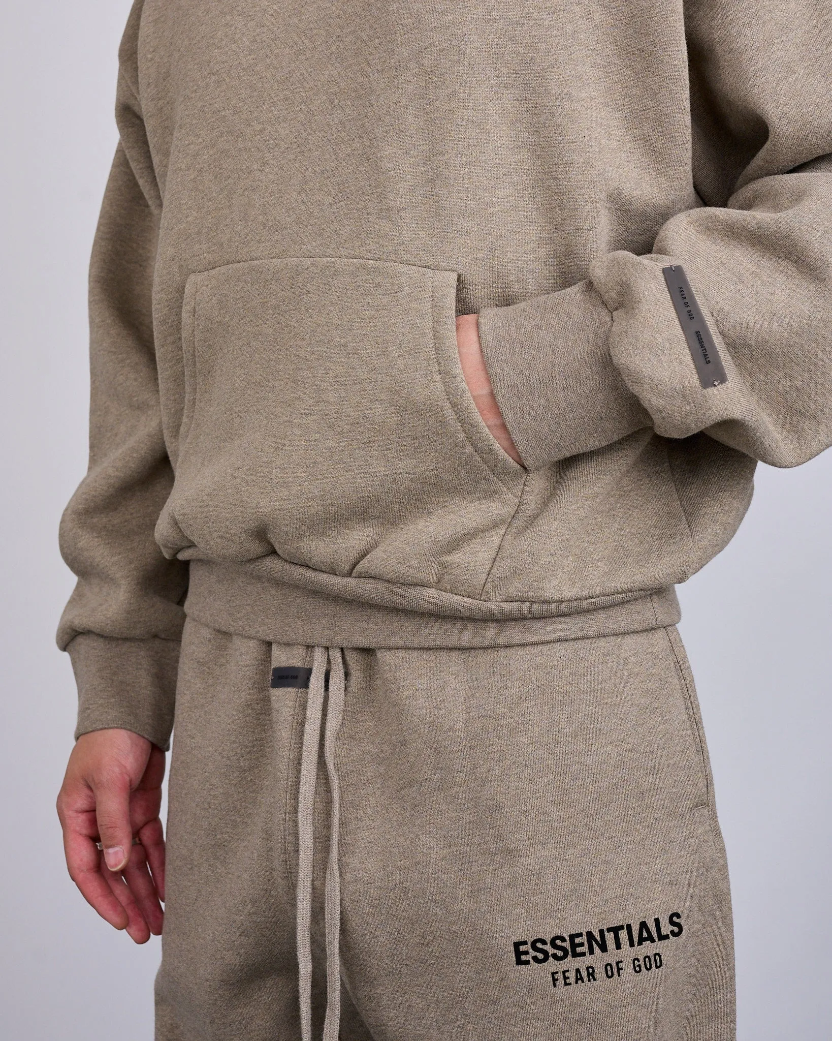 Fear of God Essentials Classic Hoodie Bevel Homestead Heather