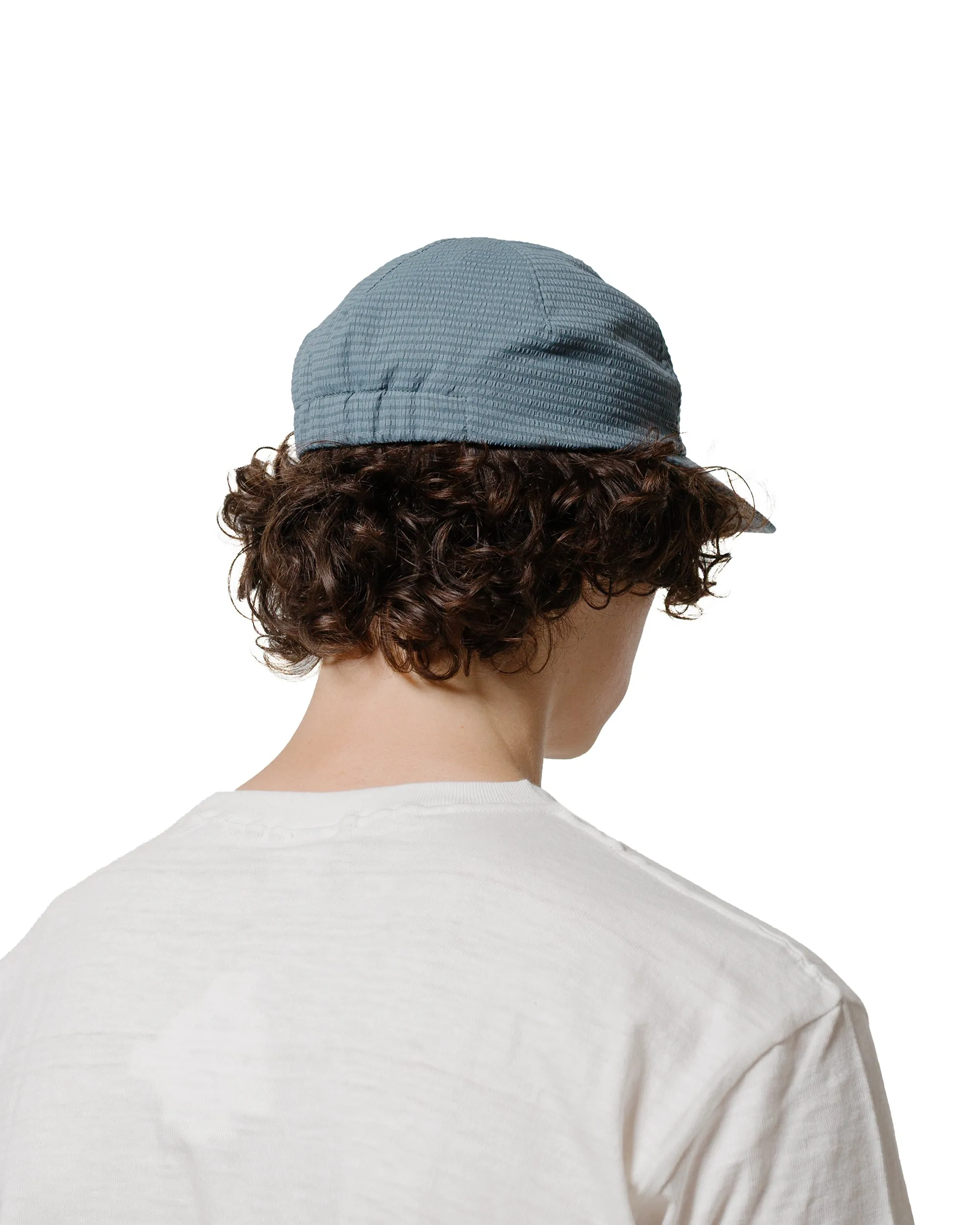 Found Feather 2 Panel Trucker Cap Dot AIR Primeflex Seersucker Sky Blue