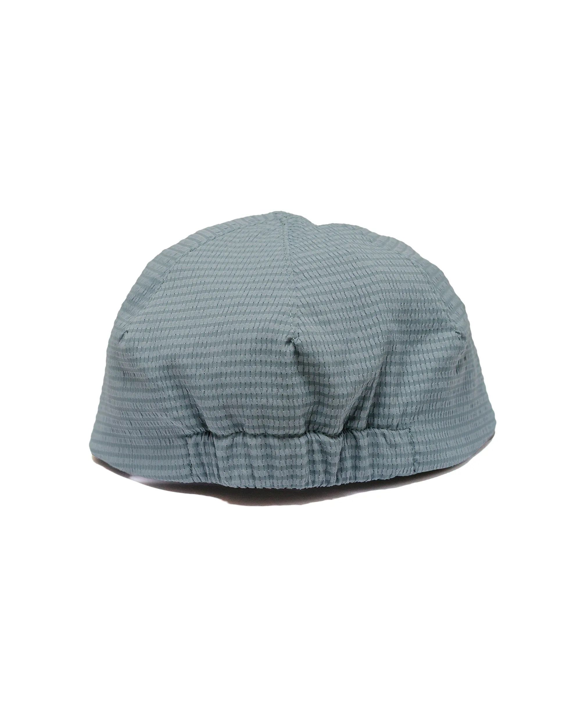 Found Feather 2 Panel Trucker Cap Dot AIR Primeflex Seersucker Sky Blue