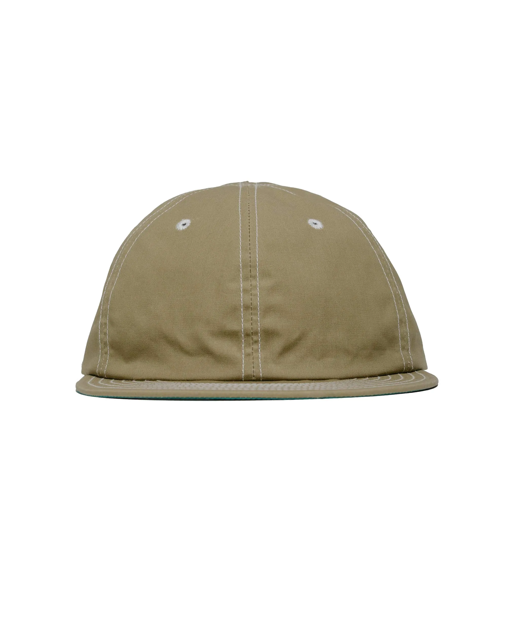 Found Feather Classic 6 Panel Cap British Millerain Waxed Cotton Khaki