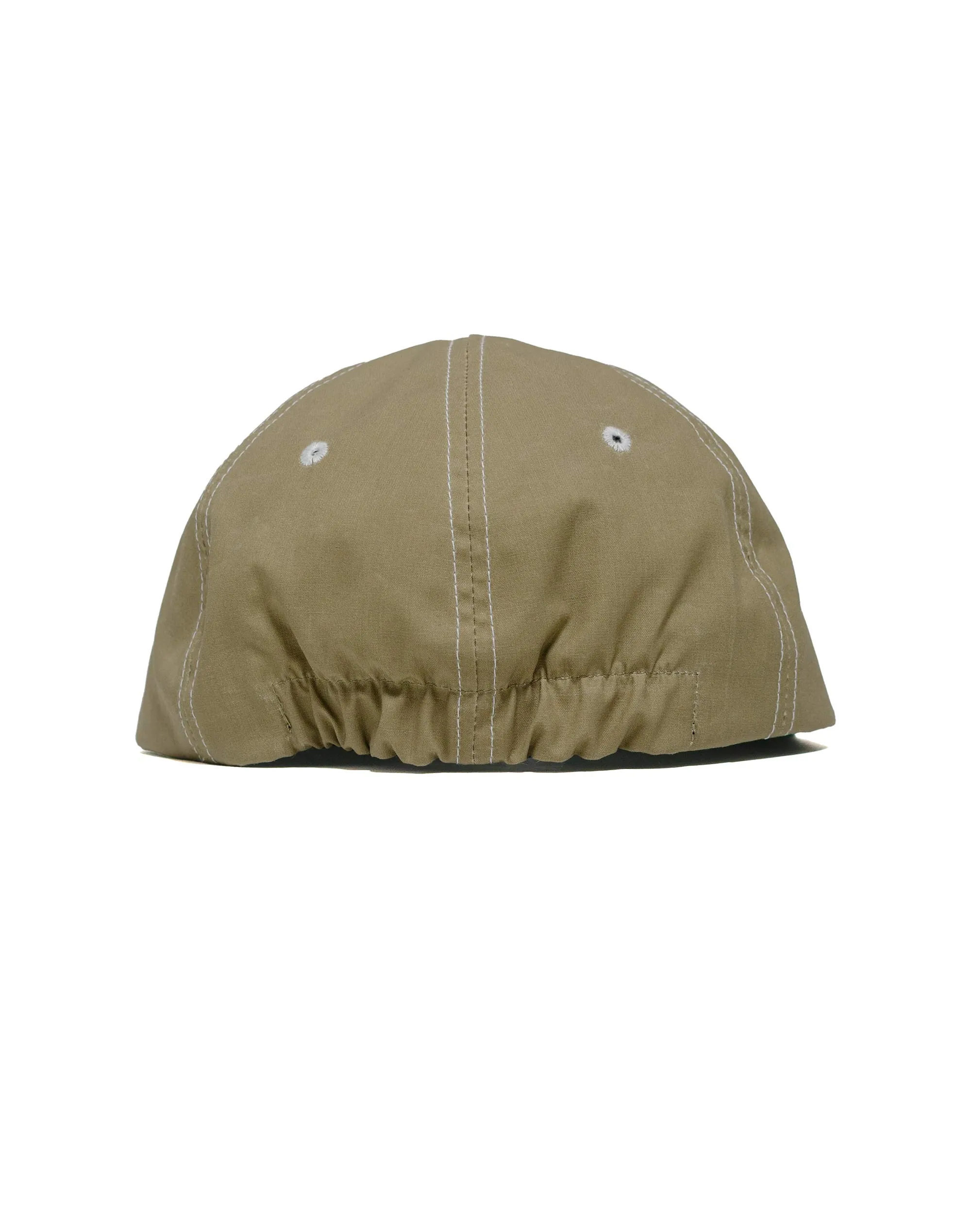 Found Feather Classic 6 Panel Cap British Millerain Waxed Cotton Khaki