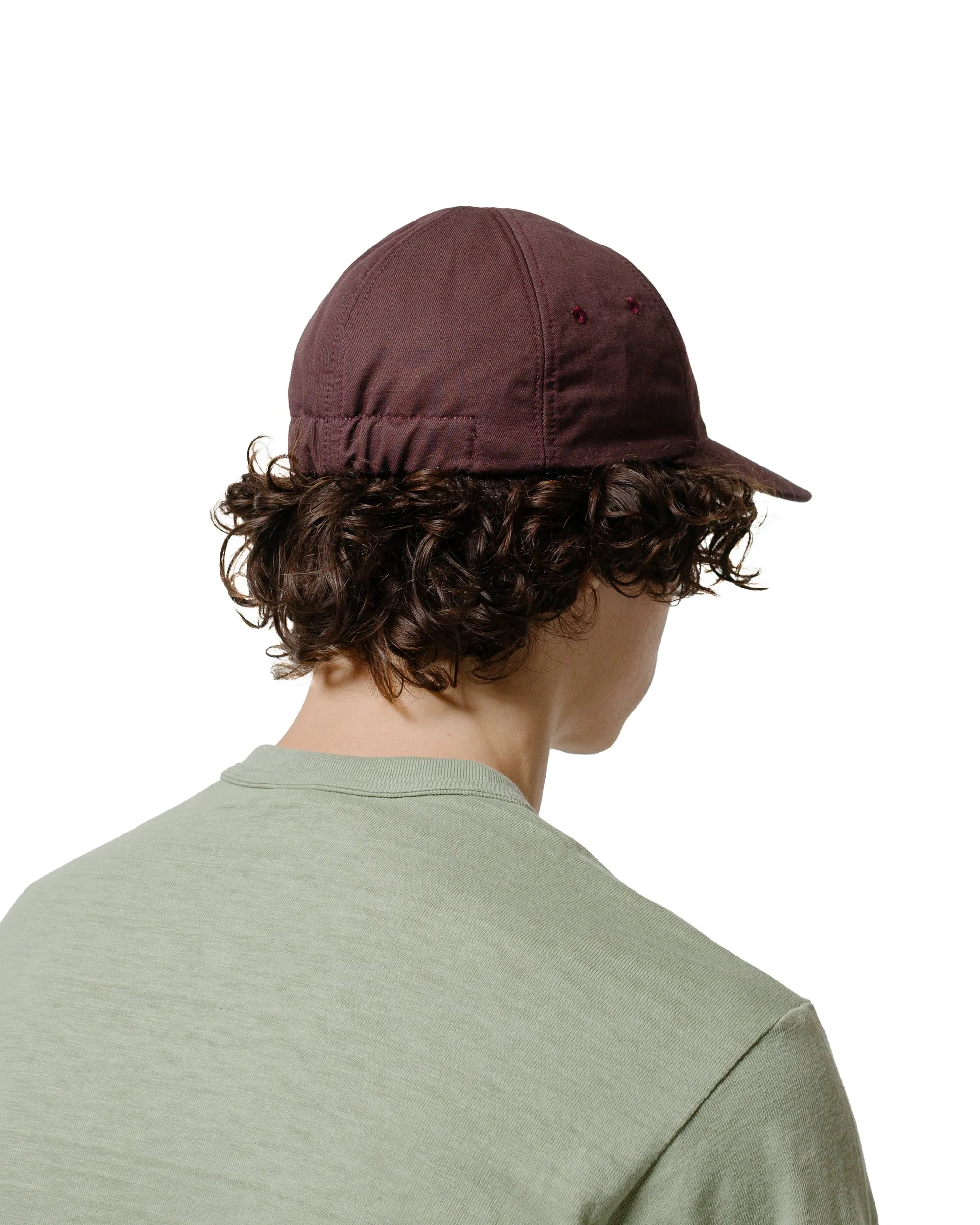 Found Feather Classic 6 Panel Cap Cotton Linen Poly Dyed Weather Muted Purple