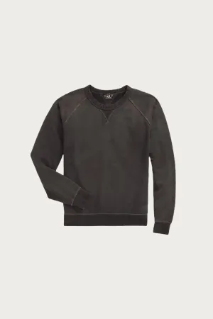 French Terry Crewneck - Black Indigo