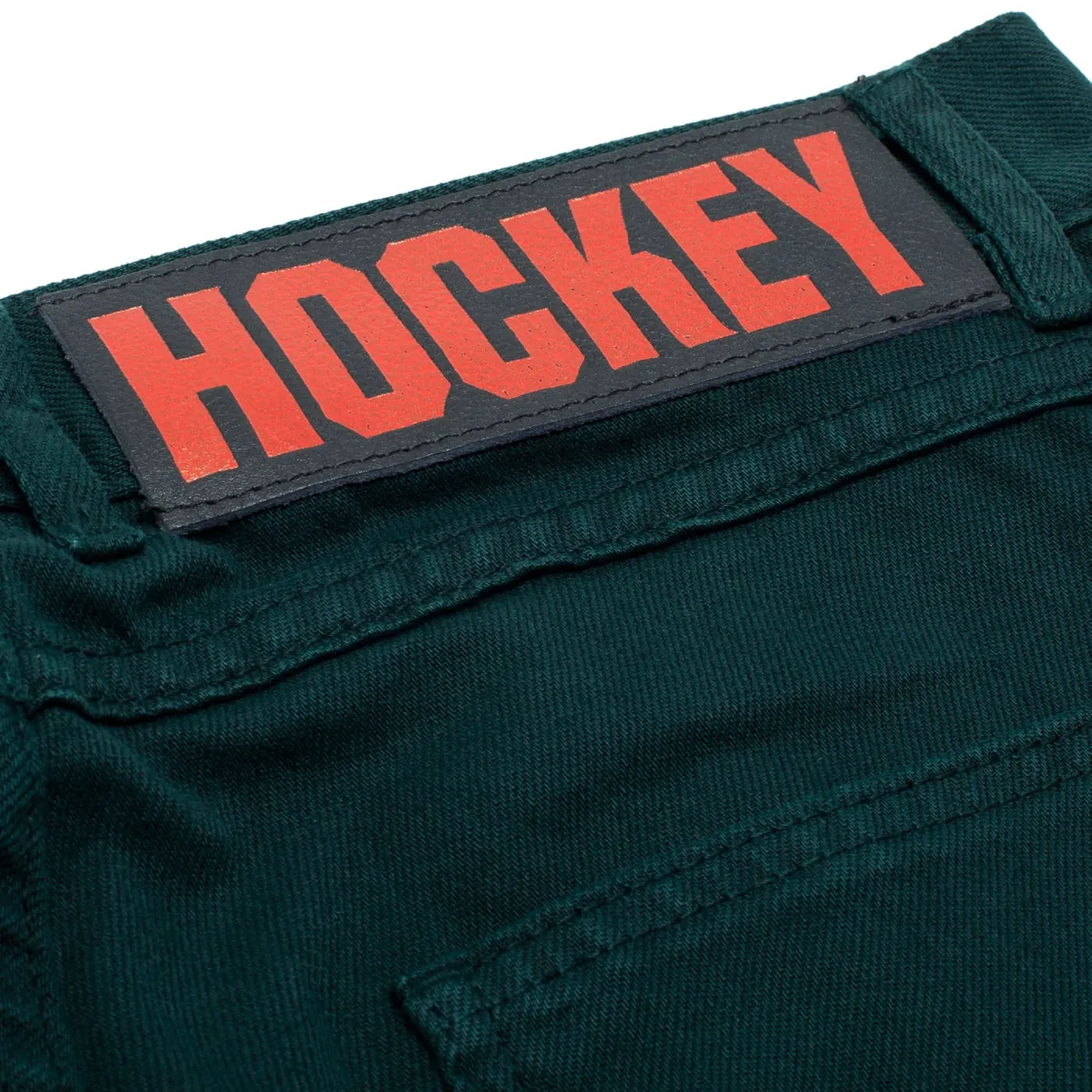Hockey Double Knees Jean Pants // Dark Green