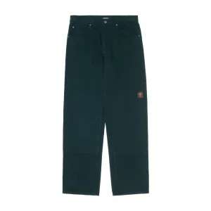 Hockey Double Knees Jean Pants // Dark Green