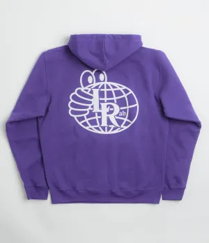 Last Resort AB Atlas Monogram Hoodie - Heliotrope / White