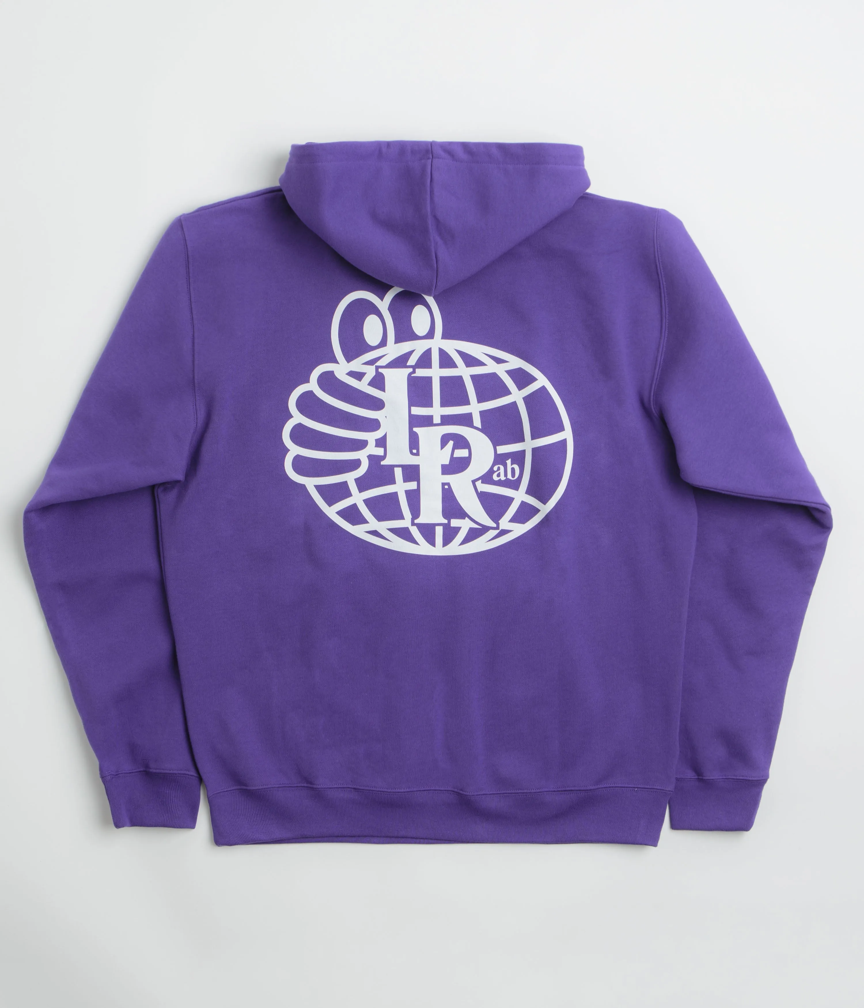 Last Resort AB Atlas Monogram Hoodie - Heliotrope / White
