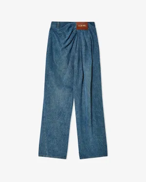 Loewe - Women's Draped Jeans - (Indigo)