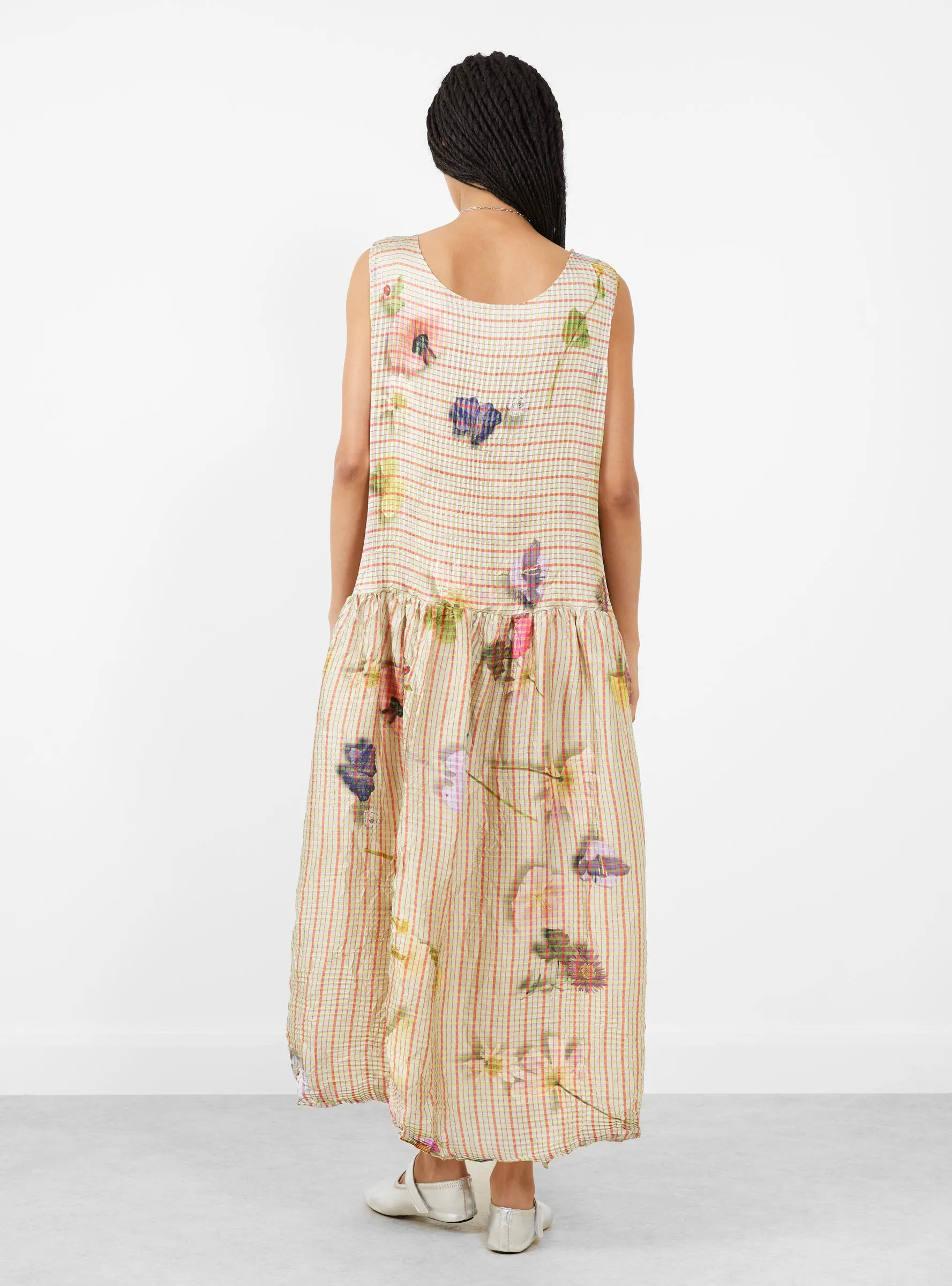 Luna Pleated Dress Pagel Gold