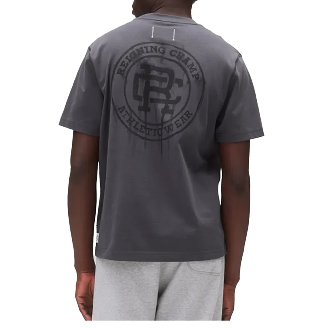MIDWEIGHT JERSEY WATER COLOUR OG TEE MIDNIGHT