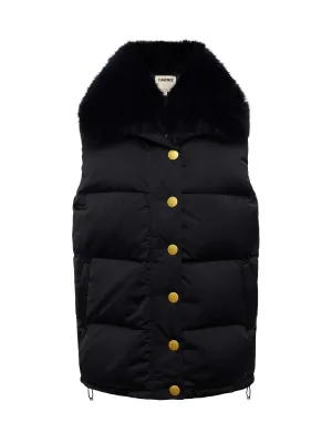 Nalo Faux Fur Puffer Vest