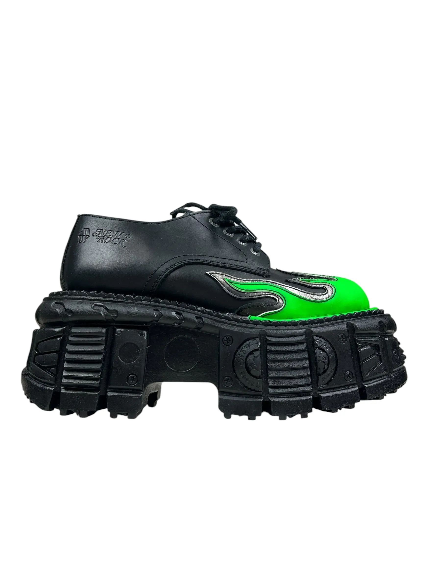 New Rock M-TANK1553-C17 green flame platforms