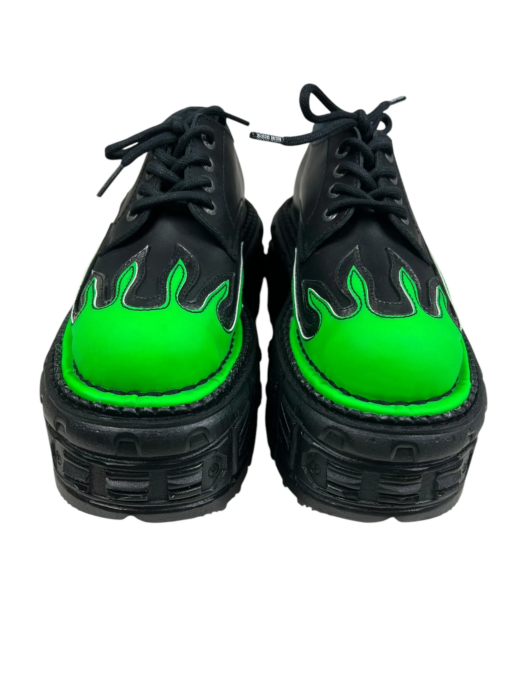 New Rock M-TANK1553-C17 green flame platforms
