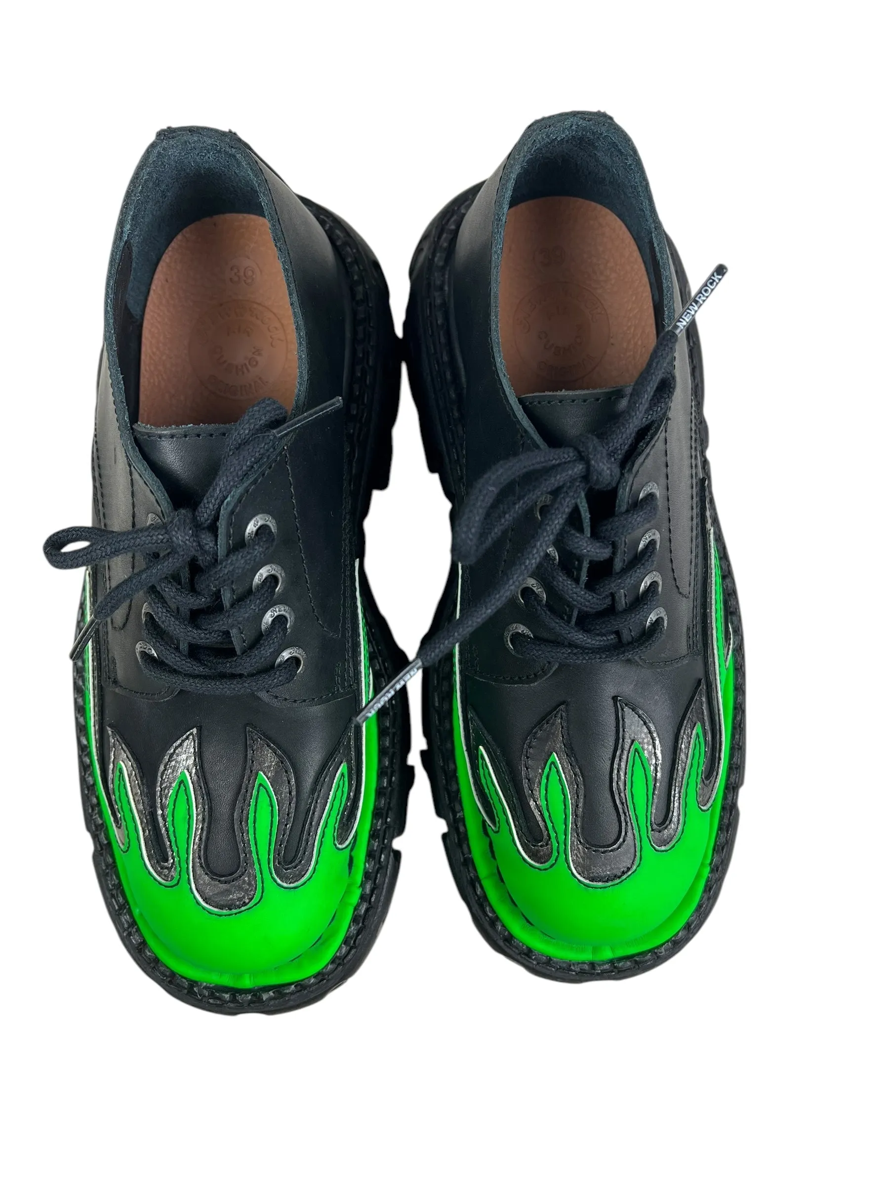 New Rock M-TANK1553-C17 green flame platforms
