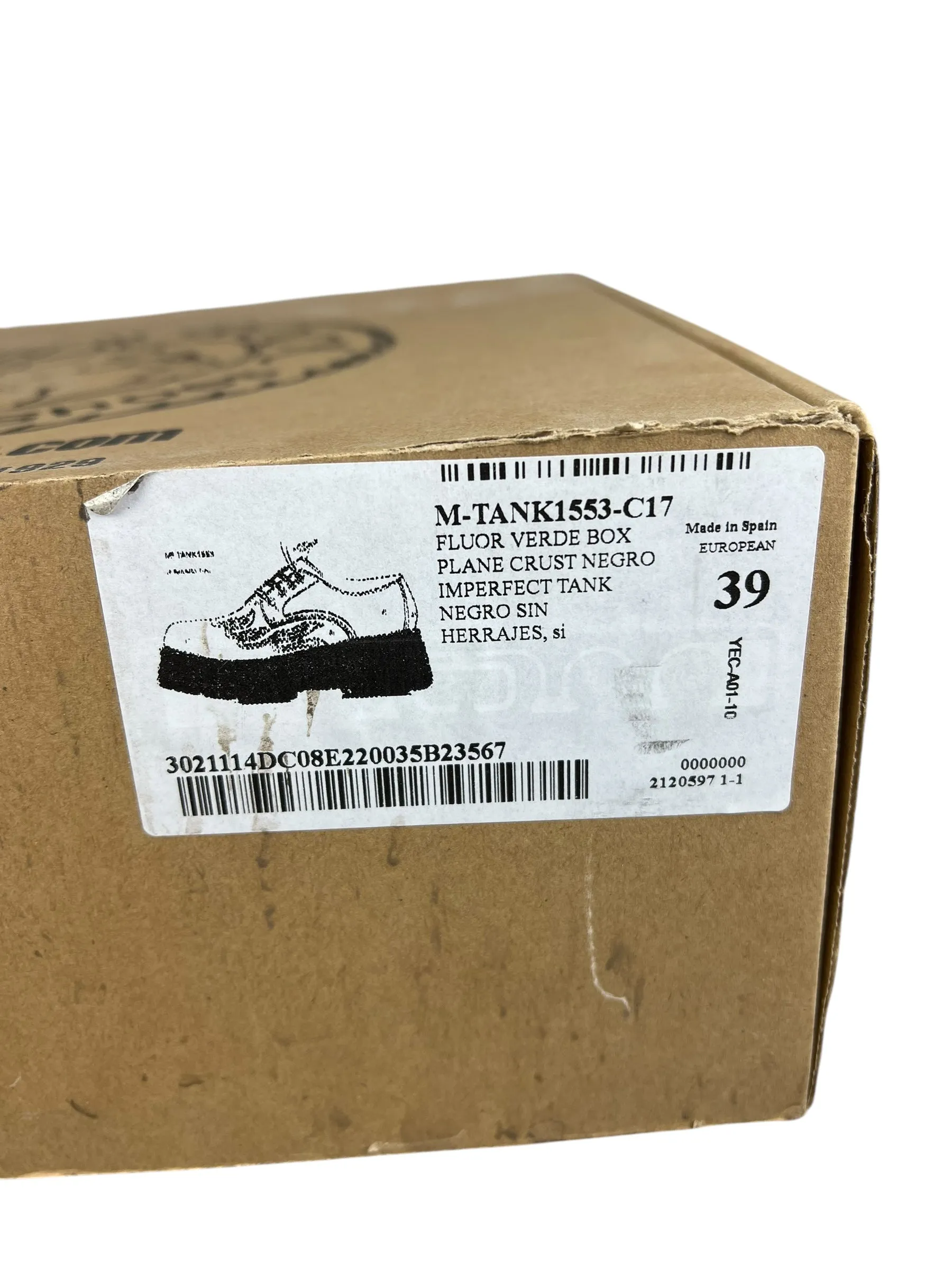 New Rock M-TANK1553-C17 green flame platforms