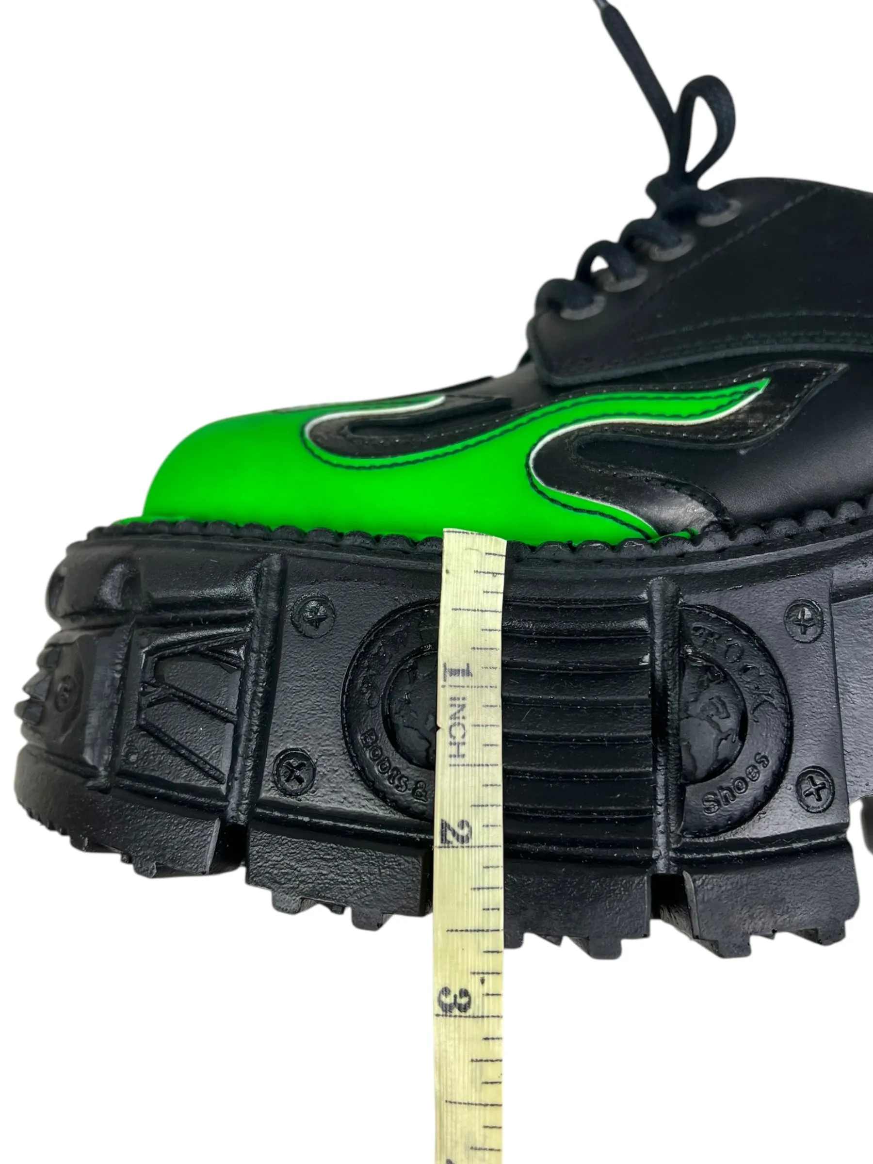 New Rock M-TANK1553-C17 green flame platforms