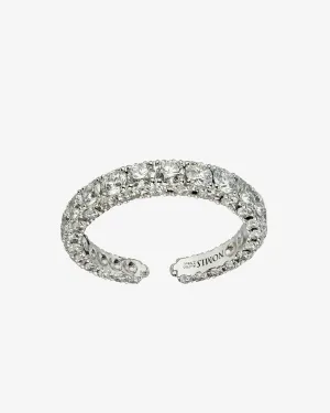 Nomis - Women's Mymom Ear Cuff Ring - (White Gold)