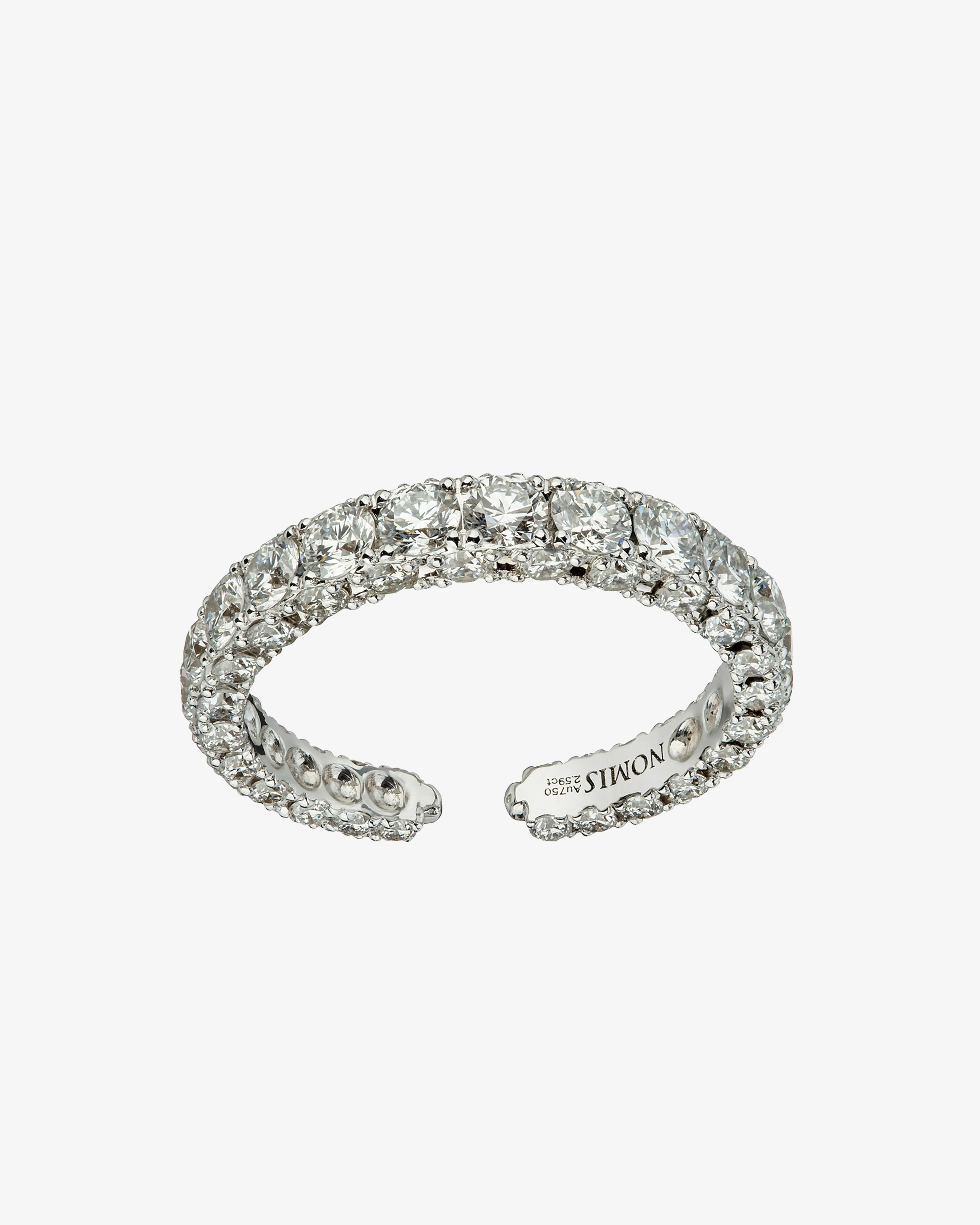 Nomis - Women's Mymom Ear Cuff Ring - (White Gold)