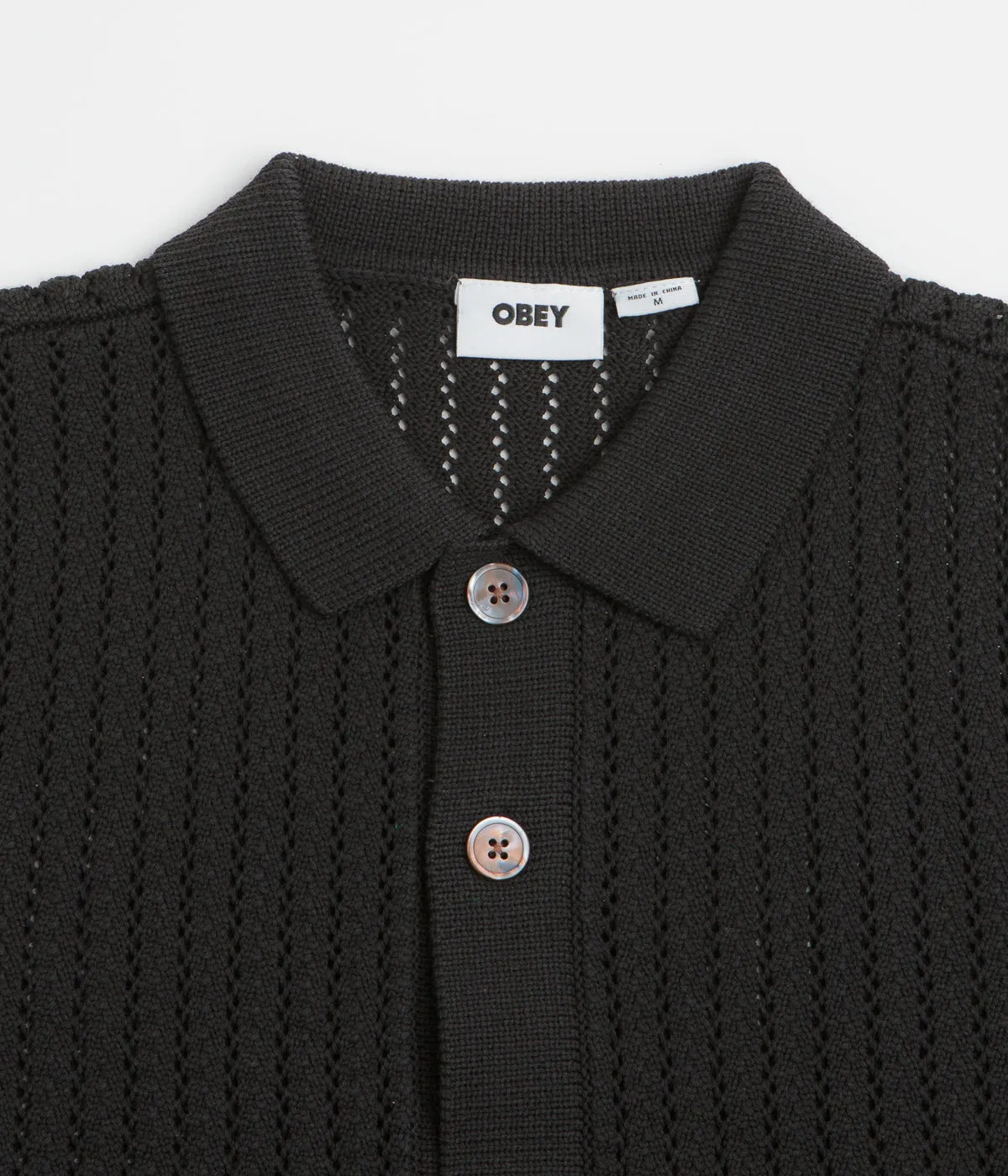 Obey Dez Sweater Short Sleeve Shirt - Digital Back