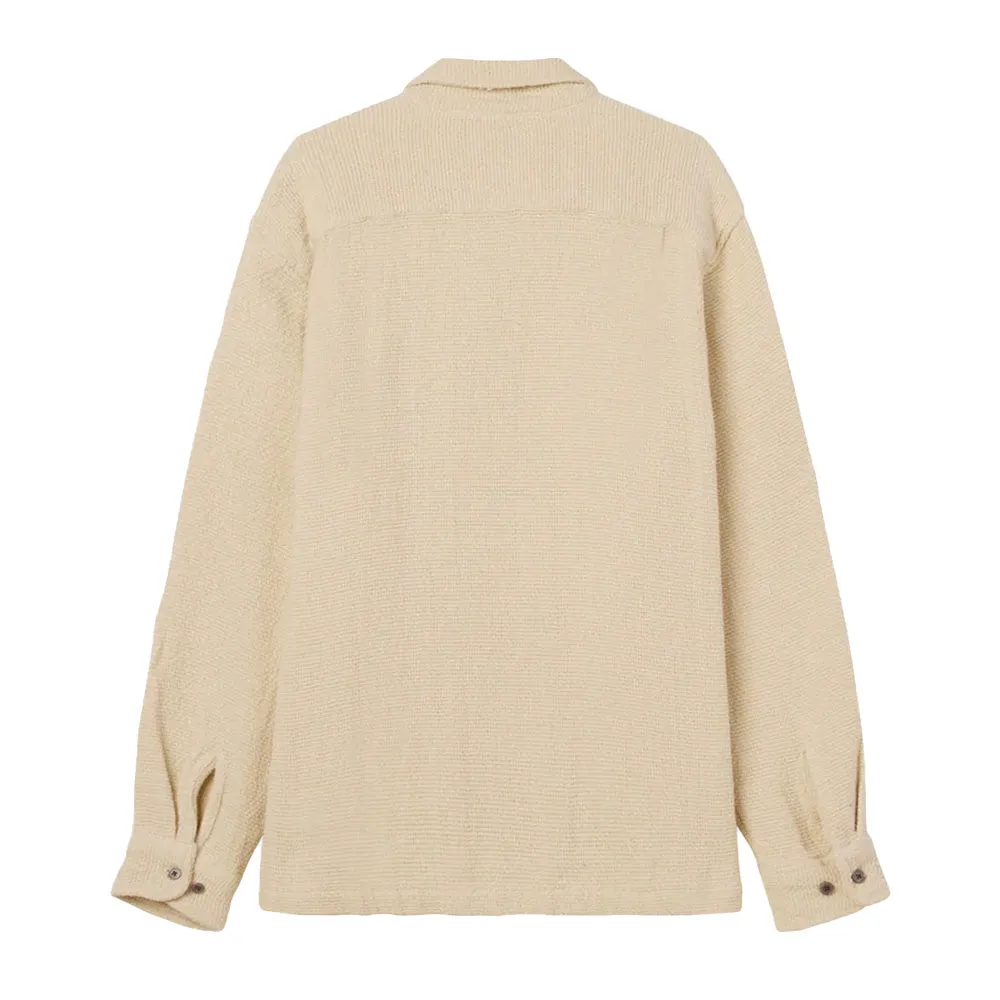 OBEY TOBIN L/S WOVEN SHIRT // WHITECAP GREY