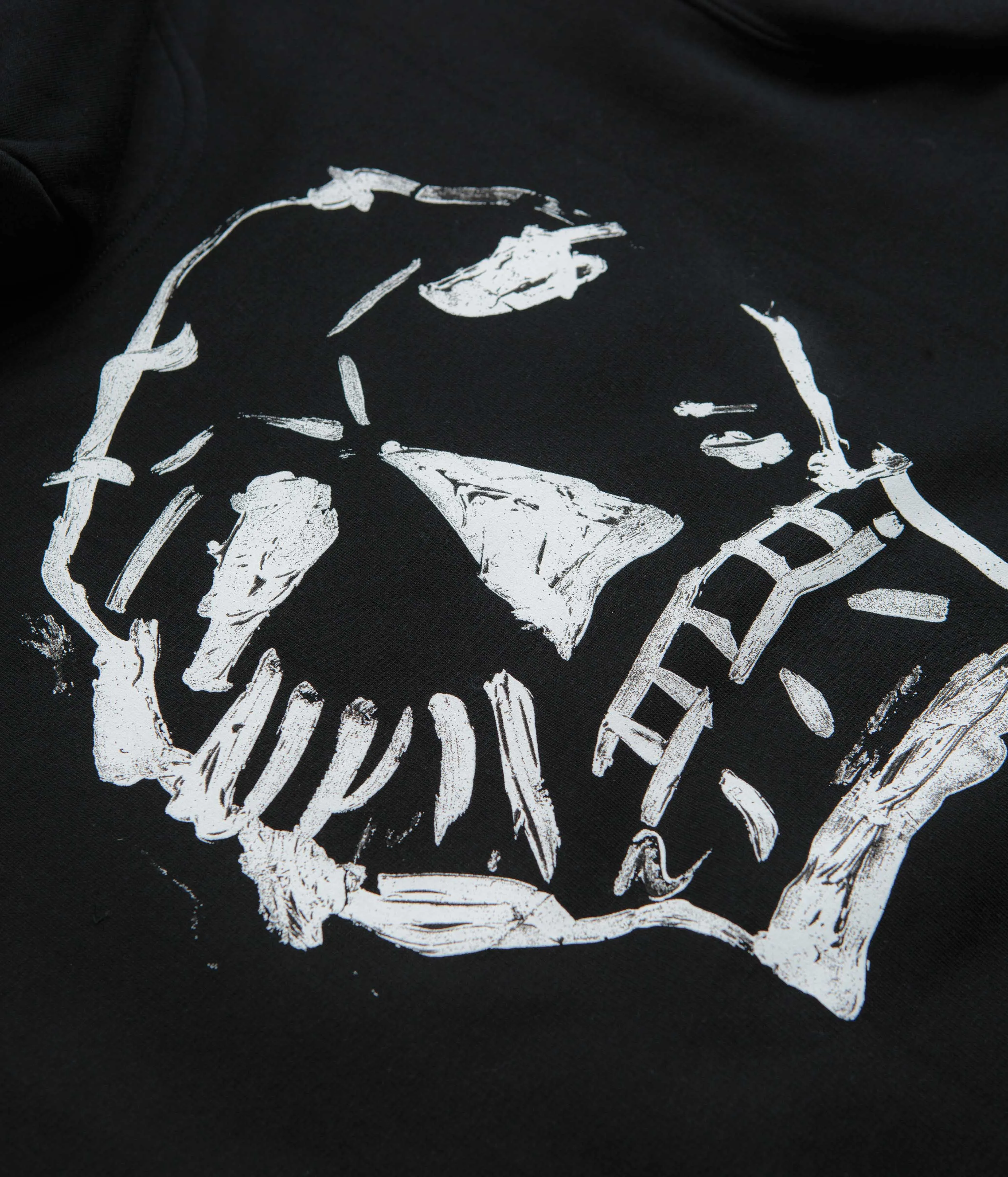 Poetic Collective Big Skull Hoodie - Black