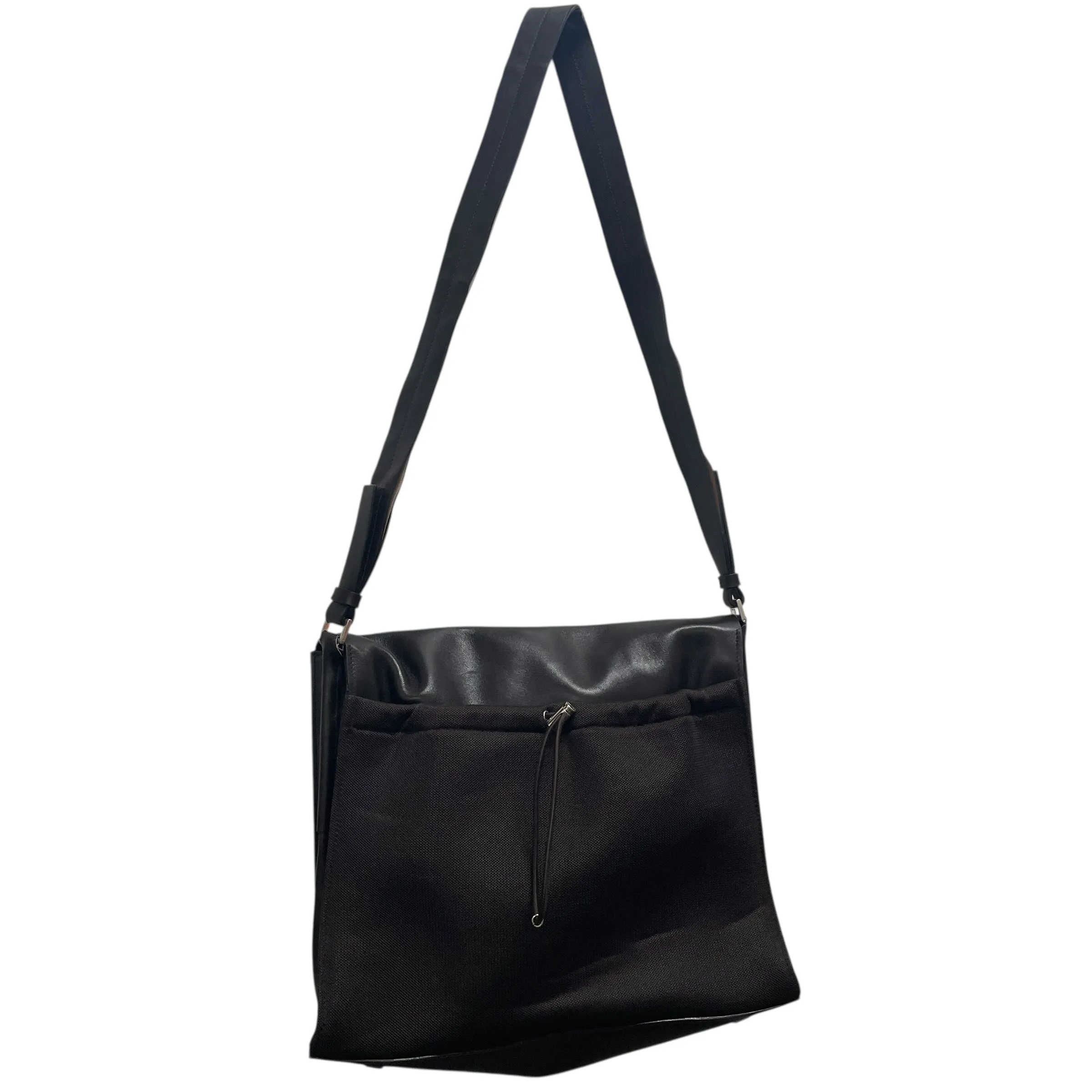 PRADA/Cross Body Bag/L/Leather/BRW/CCK7MM4/ BACK ADJUSTABLE
