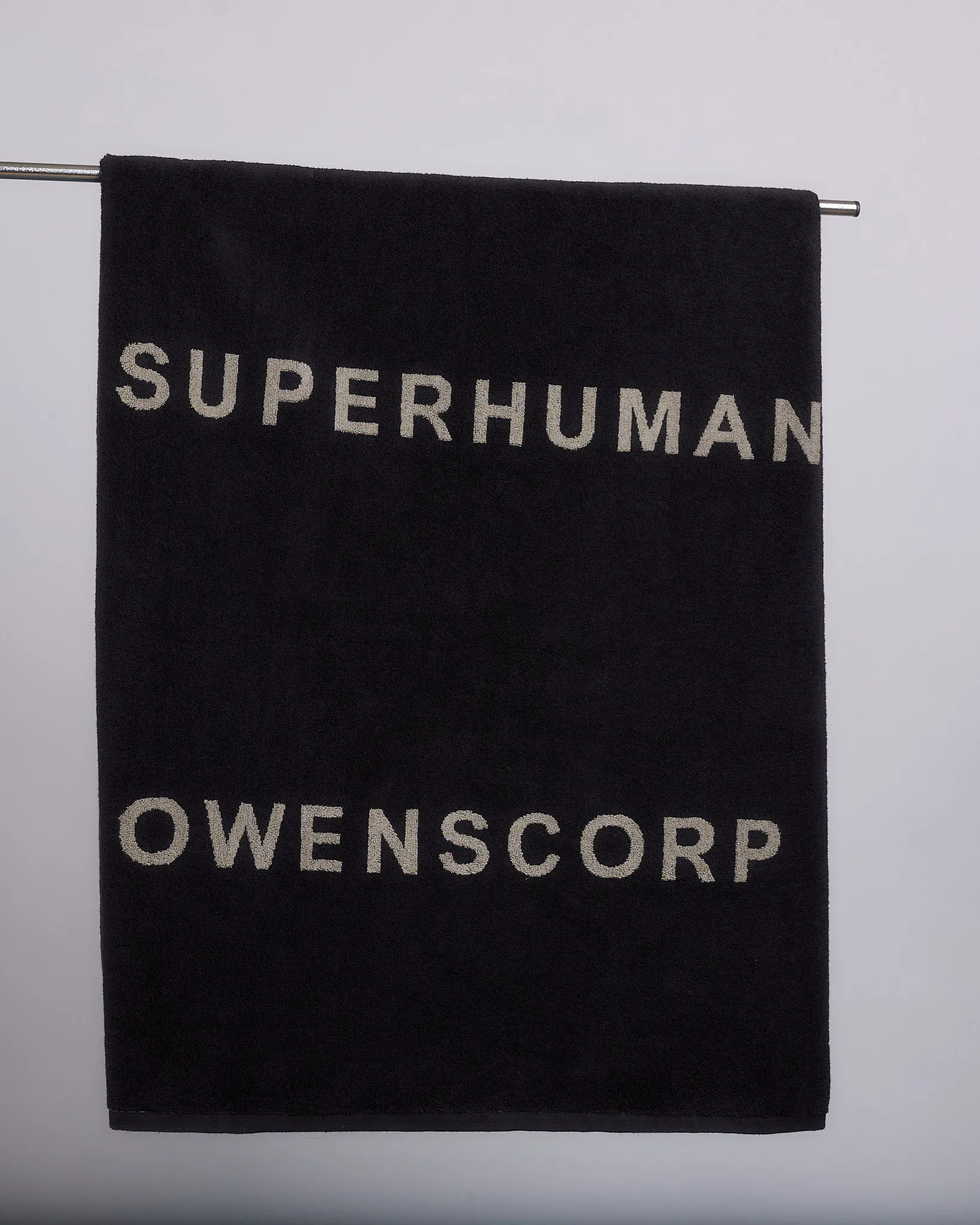 Rick Owens Beach Towel Inhuman Black Pearl