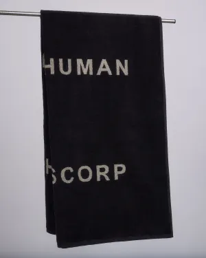 Rick Owens Beach Towel Inhuman Black Pearl