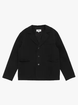 Scuttlers Wool Blend Seersucker Jacket Black