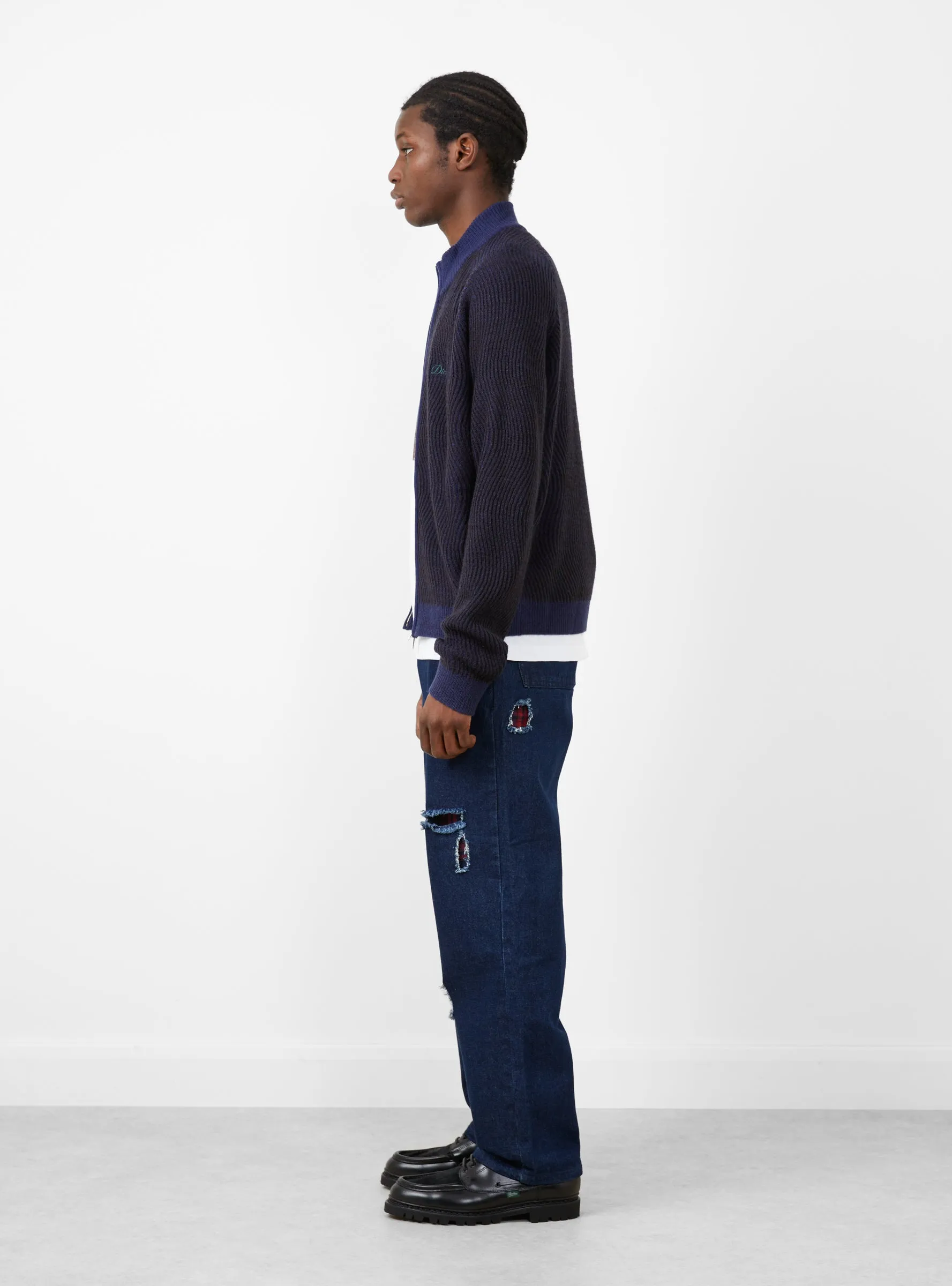 Secret Baggy Denim Pants Indigo