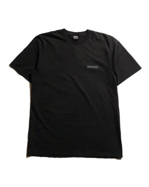Stssy Jumbo Pigment Dyed Tee Black