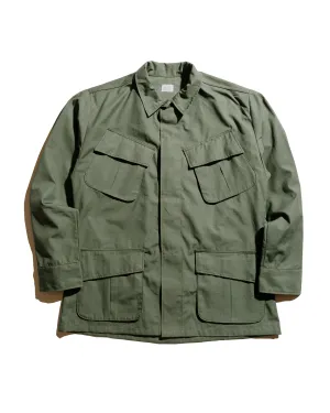 The Real McCoy's MJ25004 Coat. Man's. Cotton Rip-Stop Poplin Olive