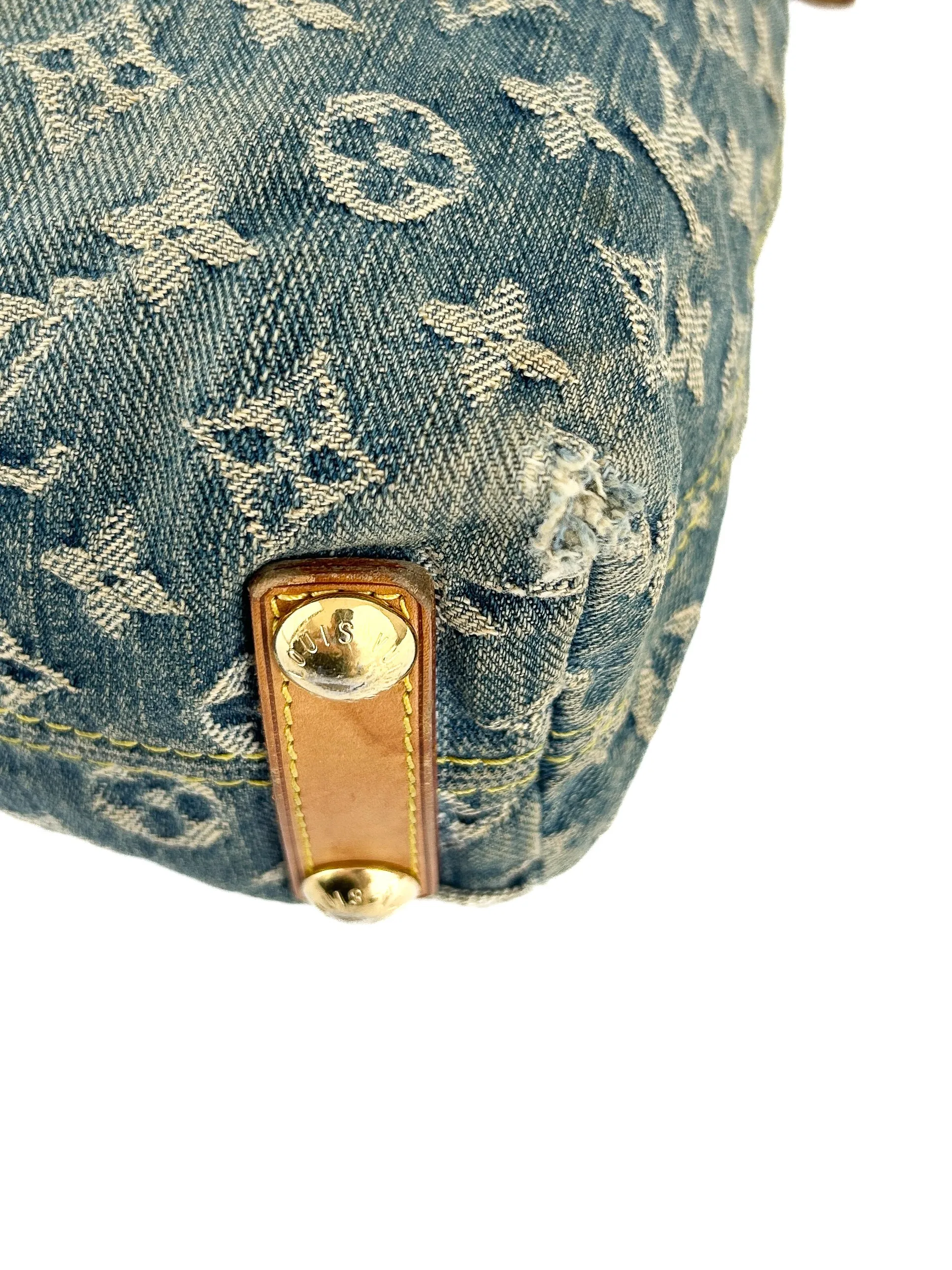 Vintage Louis Vuitton Denim Baggy PM Shoulder (2006)