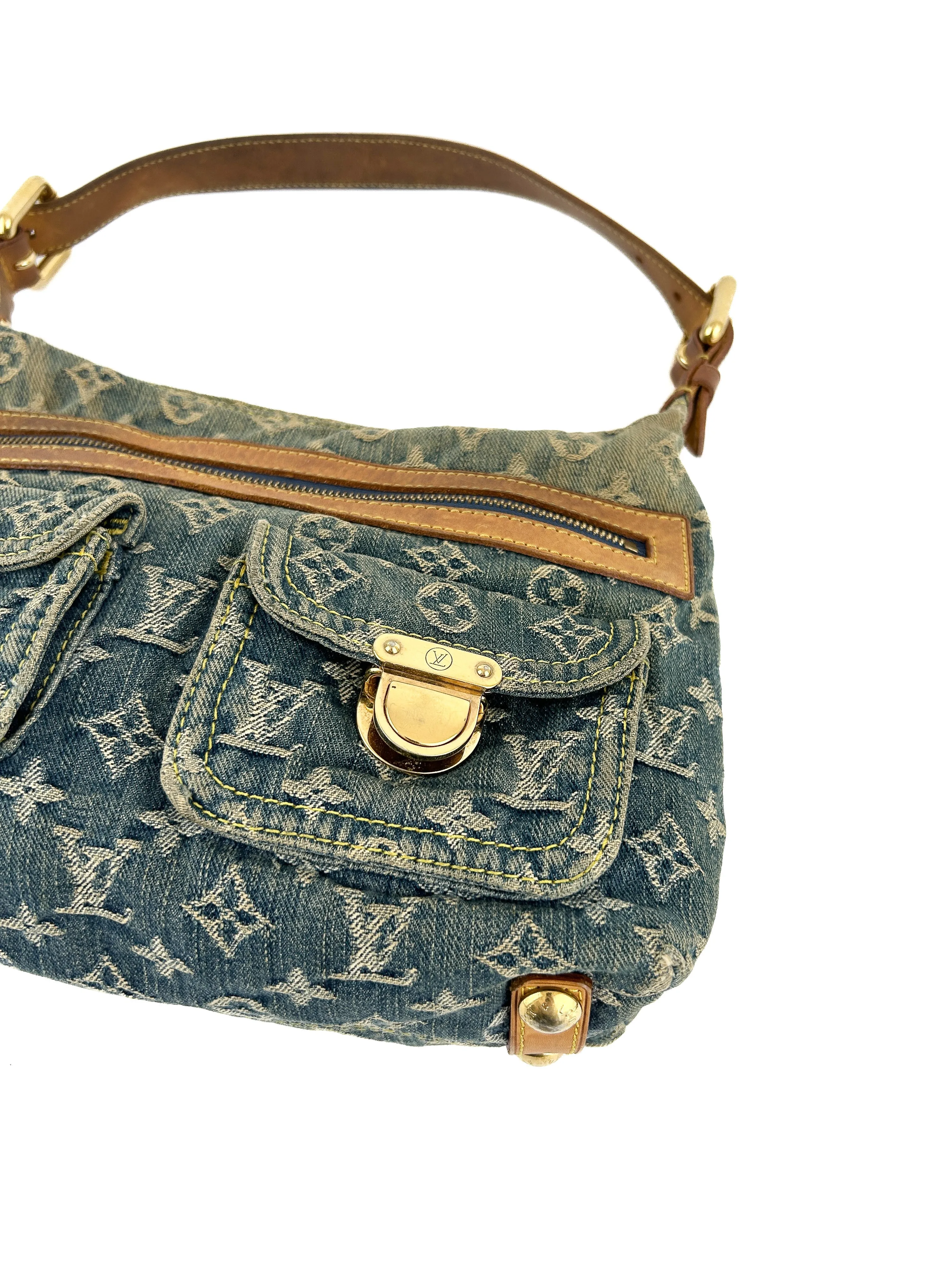 Vintage Louis Vuitton Denim Baggy PM Shoulder (2006)
