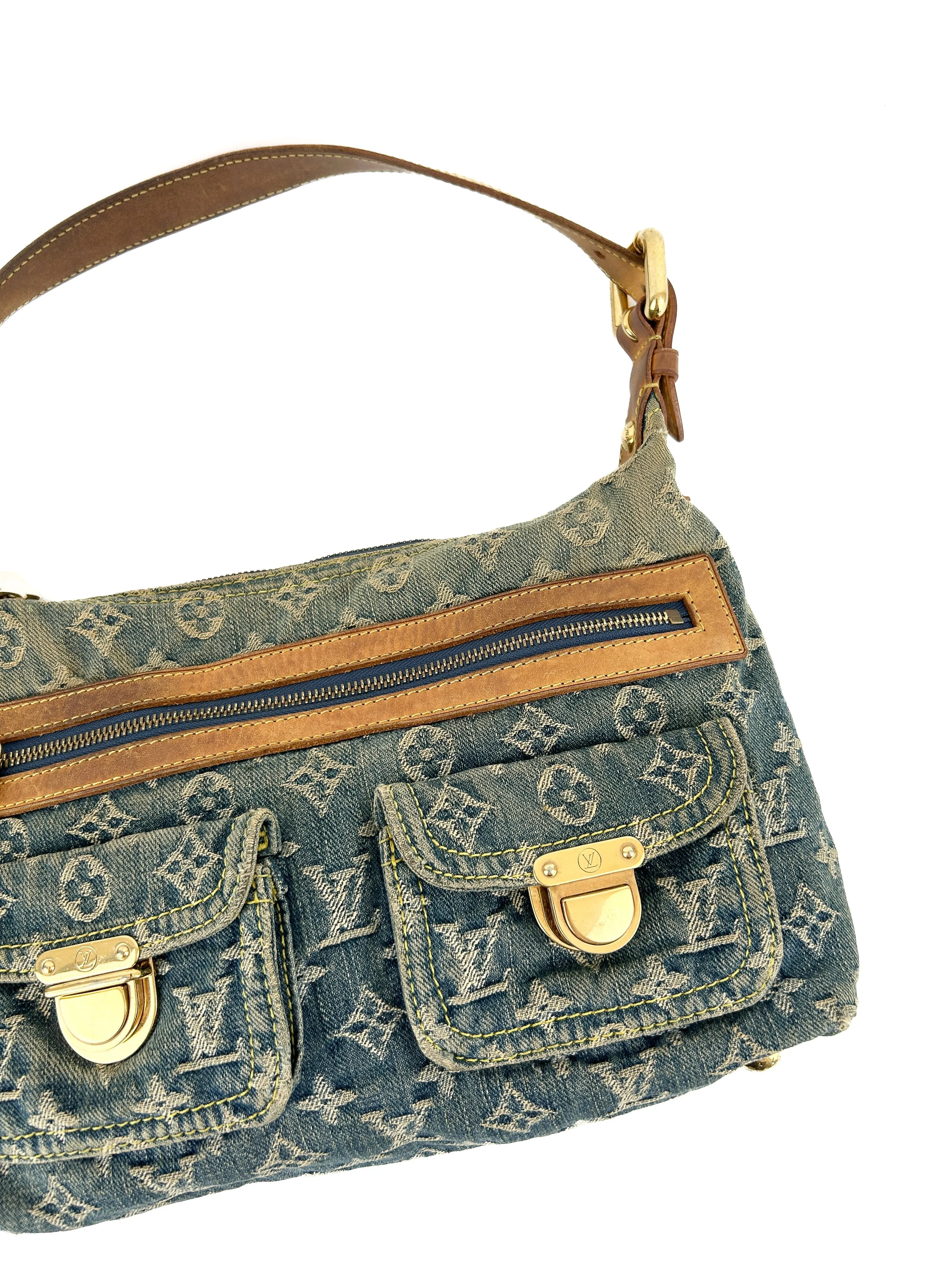 Vintage Louis Vuitton Denim Baggy PM Shoulder (2006)