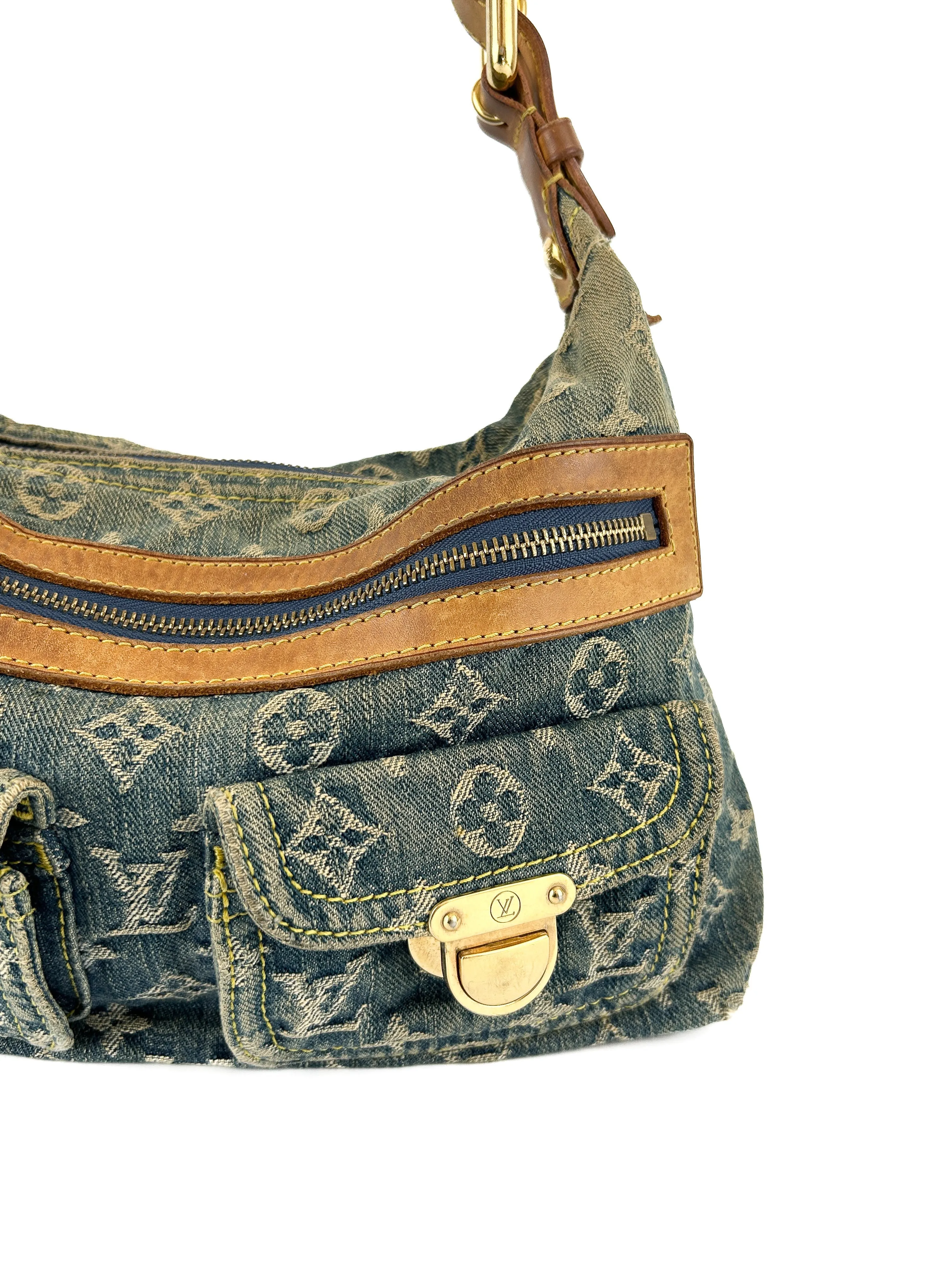 Vintage Louis Vuitton Denim Baggy PM Shoulder (2006)