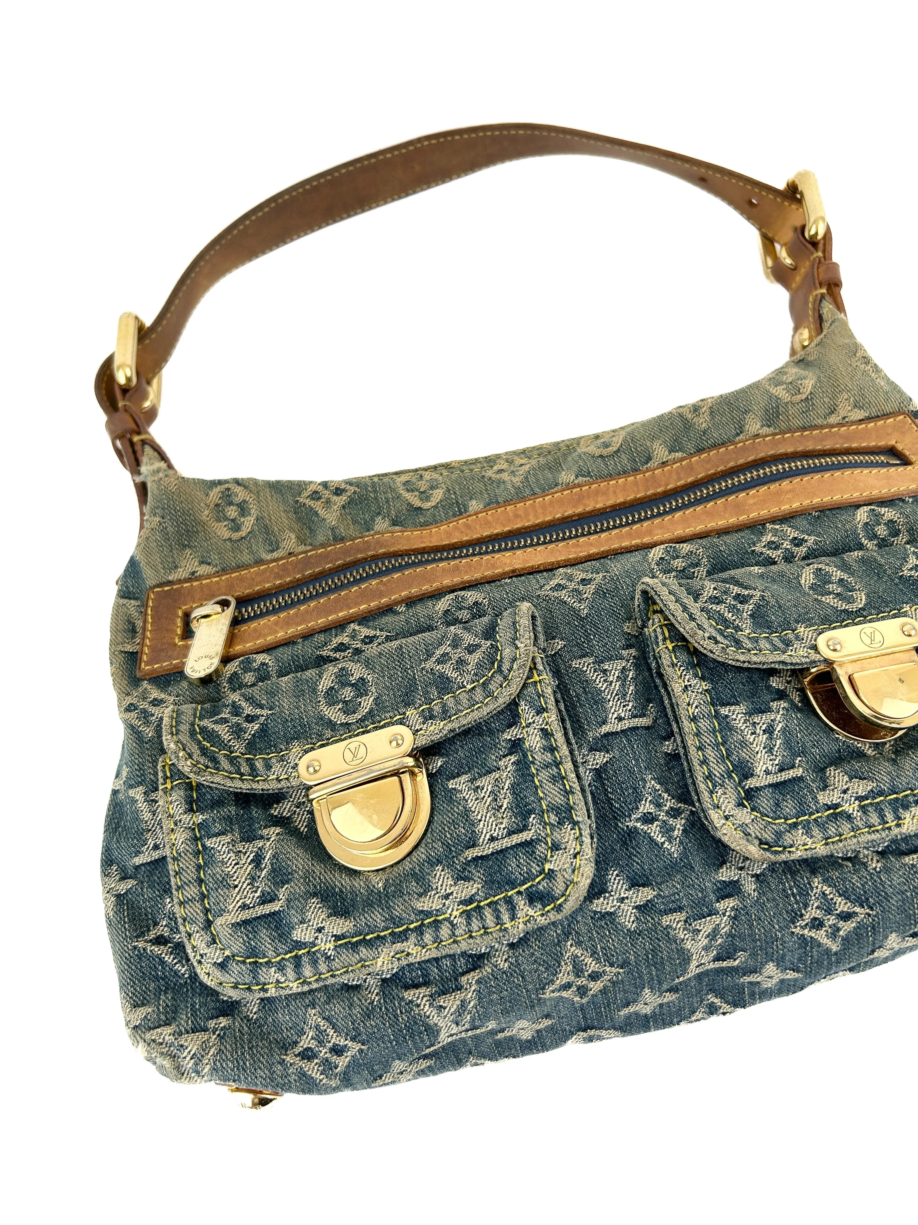 Vintage Louis Vuitton Denim Baggy PM Shoulder (2006)